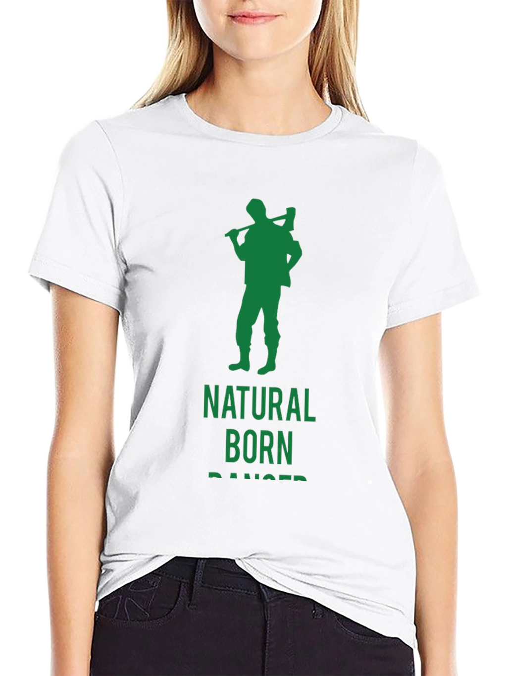 Natural Born Ranger Graphic Tee - Black