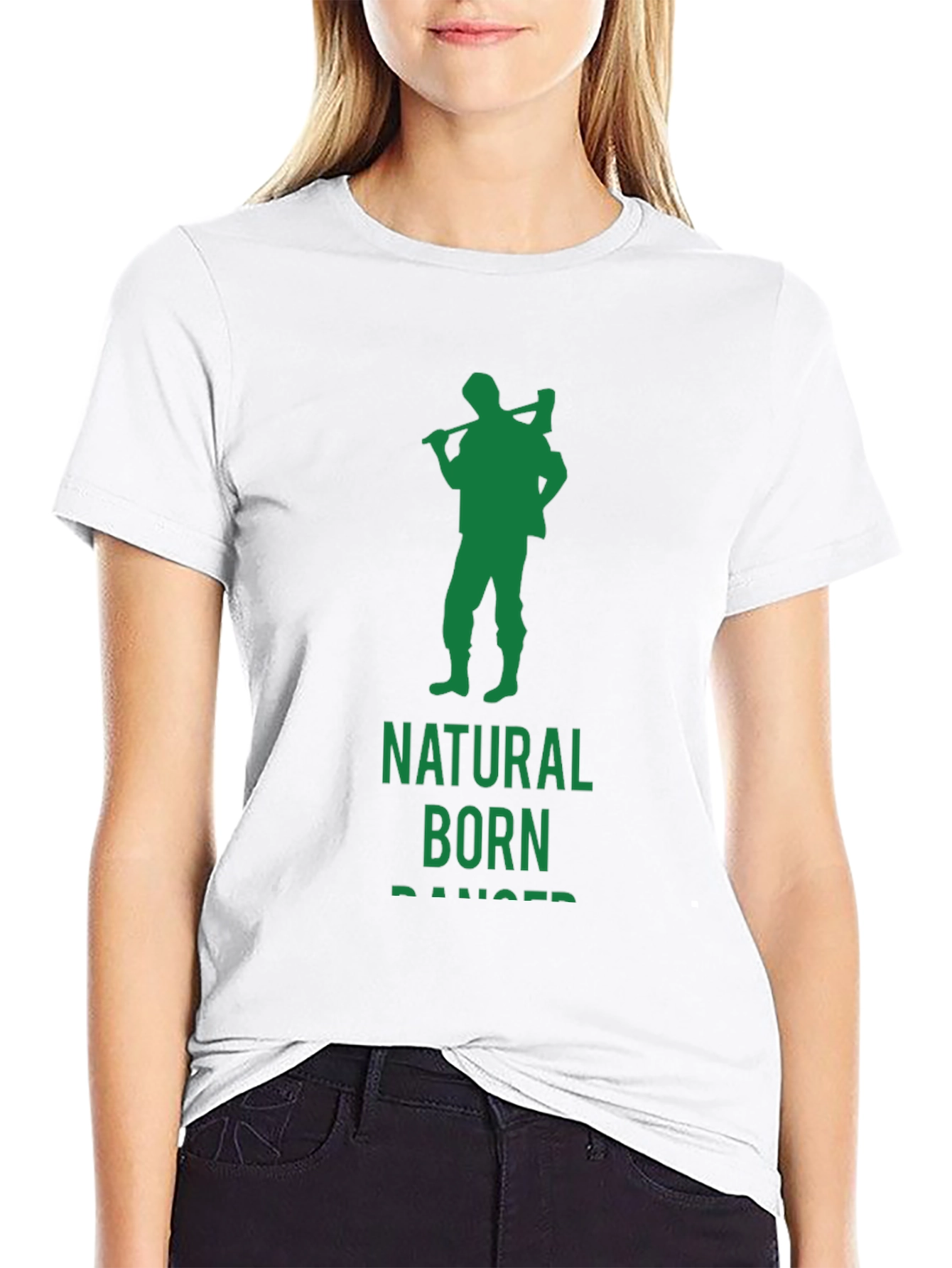 Natural Born Ranger Graphic Tee - Black