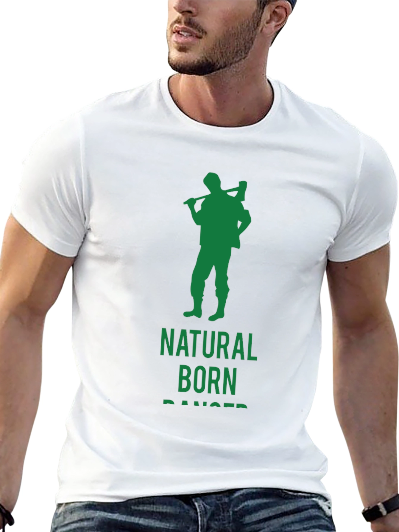 Natural Born Ranger Graphic Tee - Black