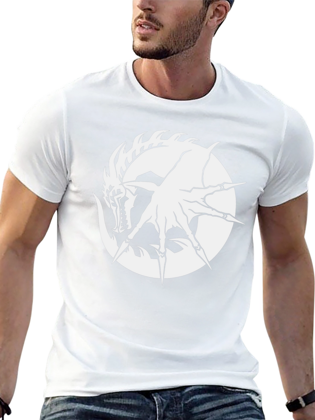 Dragon Claw Graphic Tee - Black Cotton Shirt
