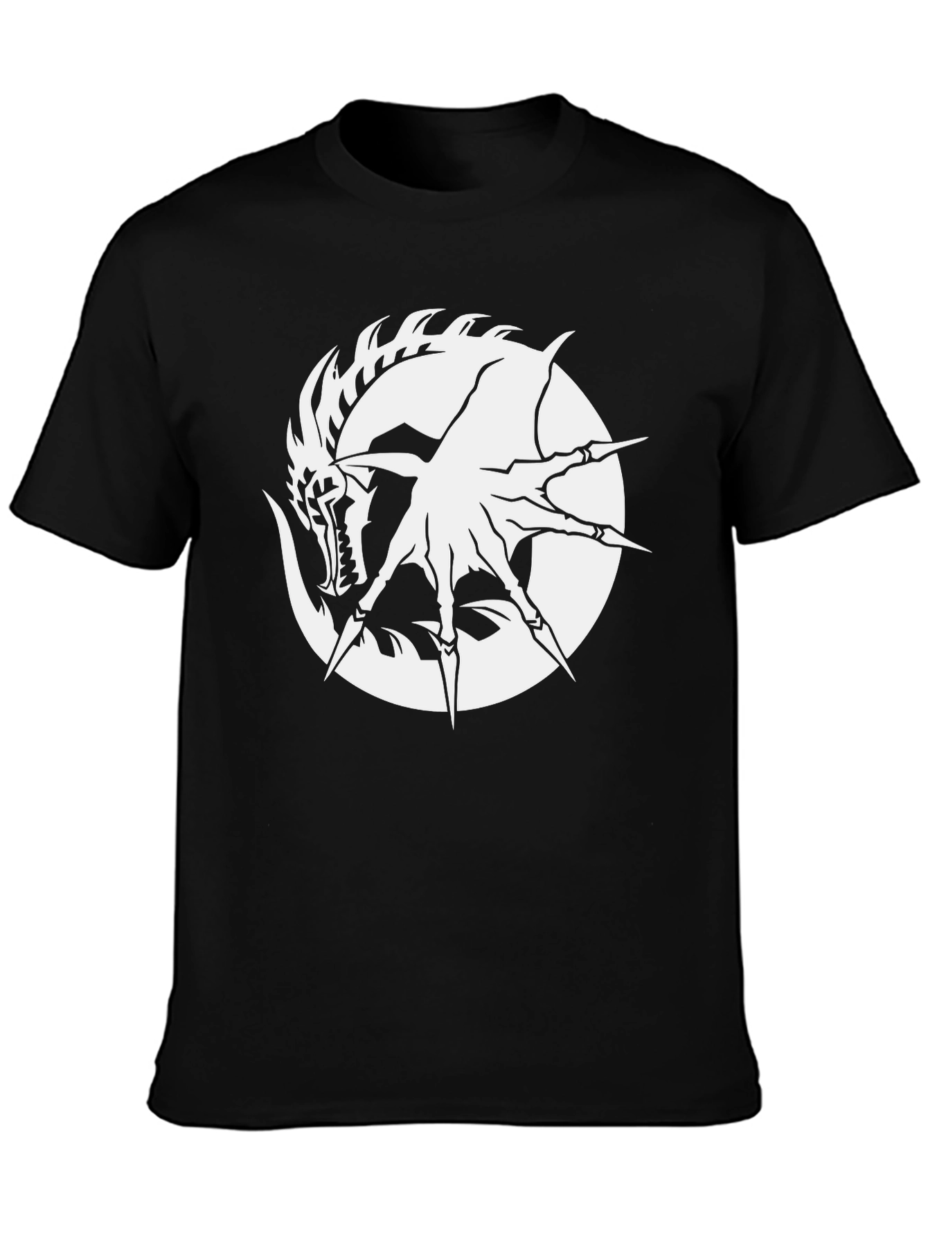 Dragon Claw Graphic Tee - Black Cotton Shirt