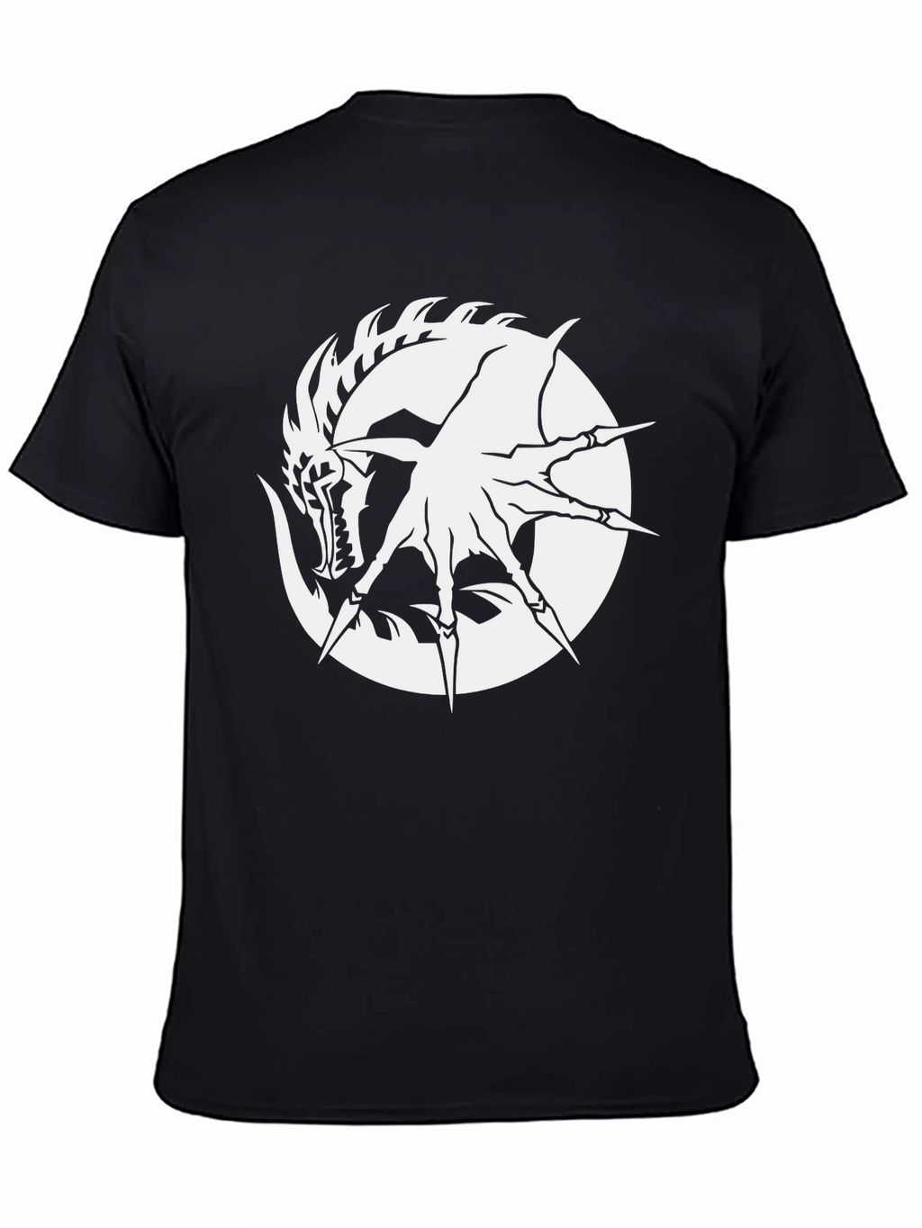Dragon Claw Graphic Tee - Black Cotton Shirt