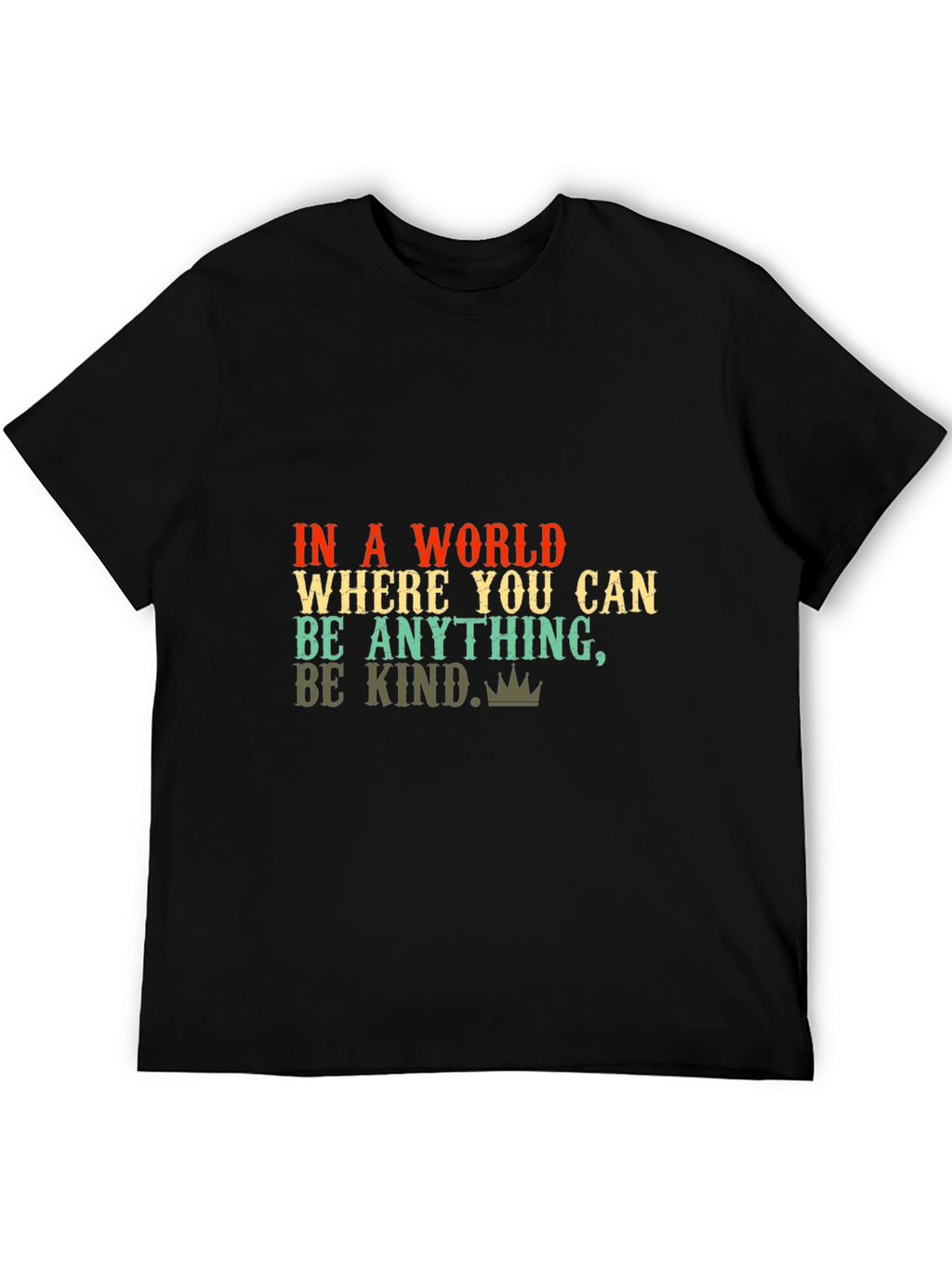 Be Kind Graphic Tee - Black Unisex T-Shirt