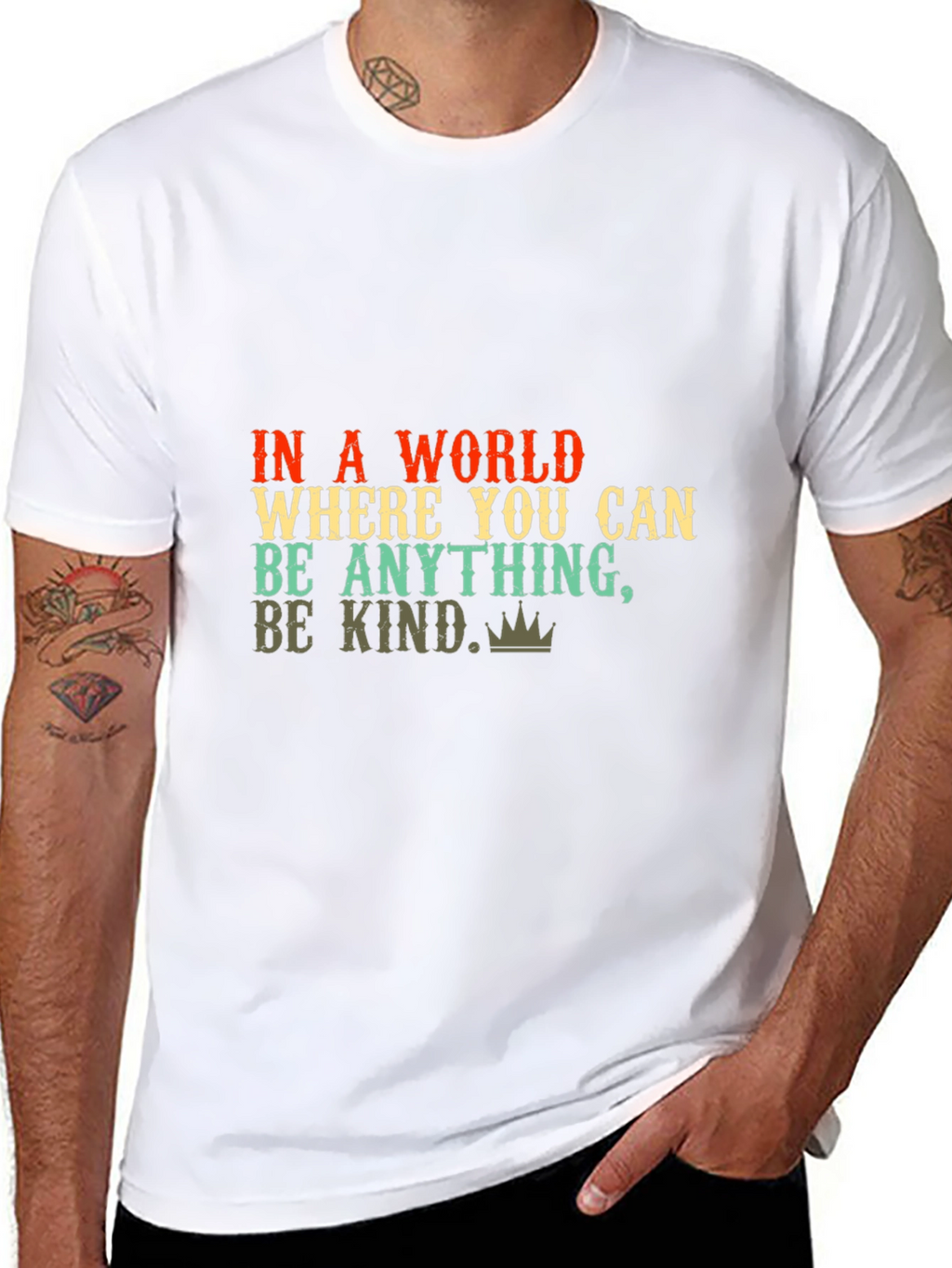 Be Kind Graphic Tee - Black Unisex T-Shirt