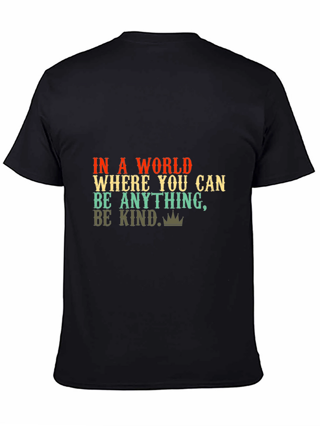 Be Kind Graphic Tee - Black Unisex T-Shirt