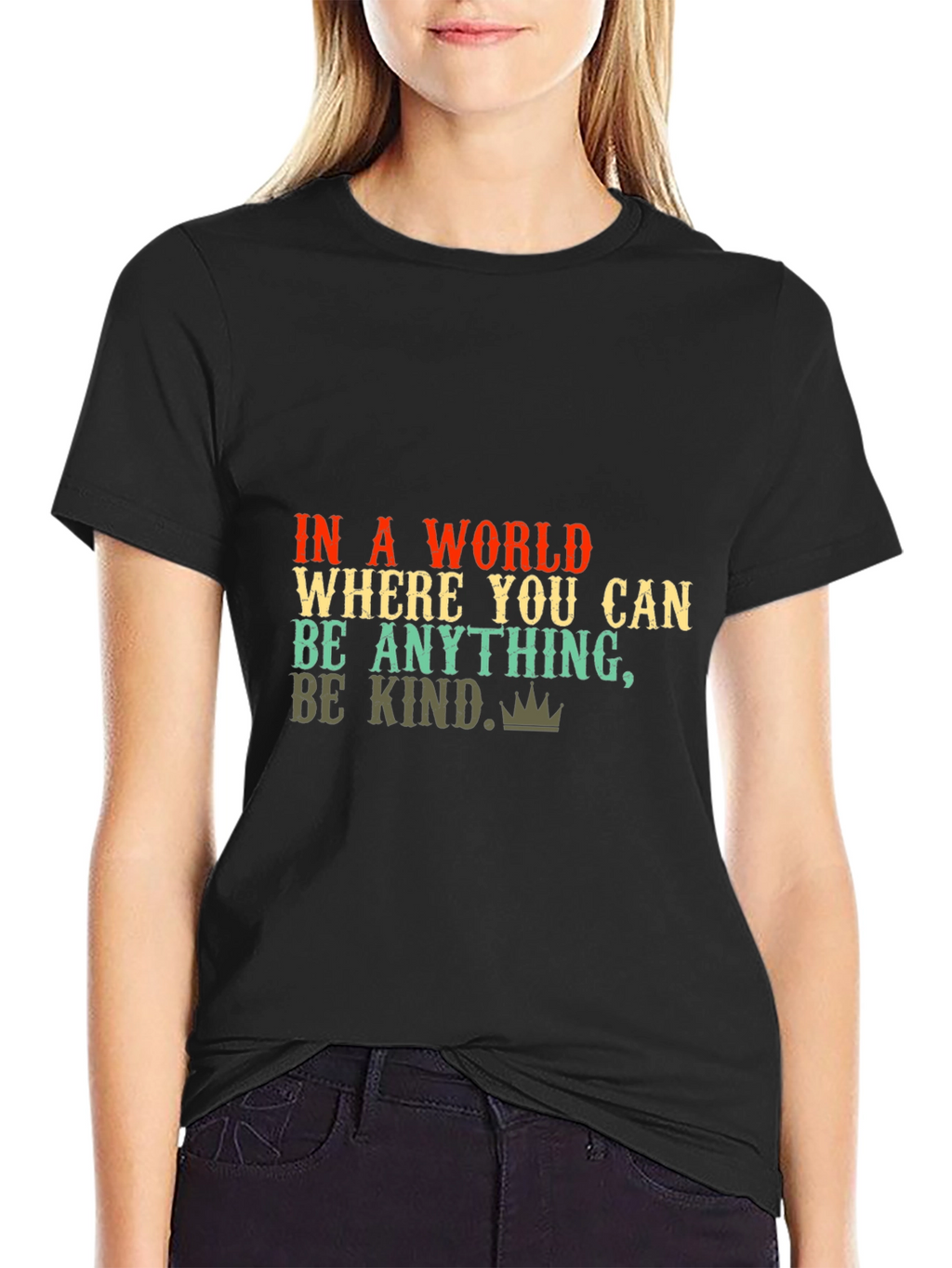 Be Kind Graphic Tee - Black Unisex T-Shirt