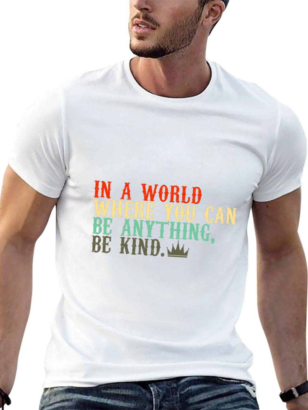 Be Kind Graphic Tee - Black Unisex T-Shirt