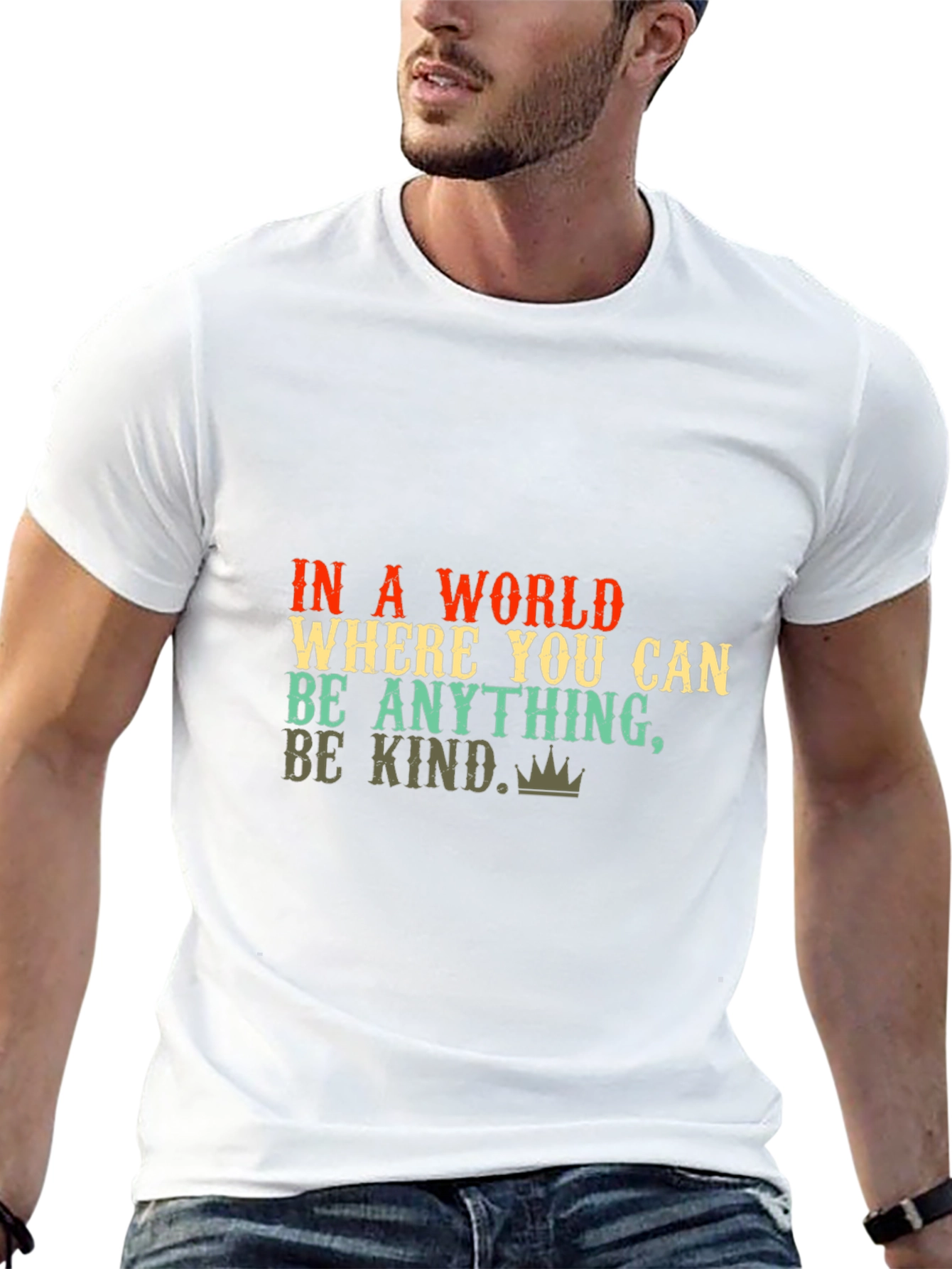 Be Kind Graphic Tee - Black Unisex T-Shirt