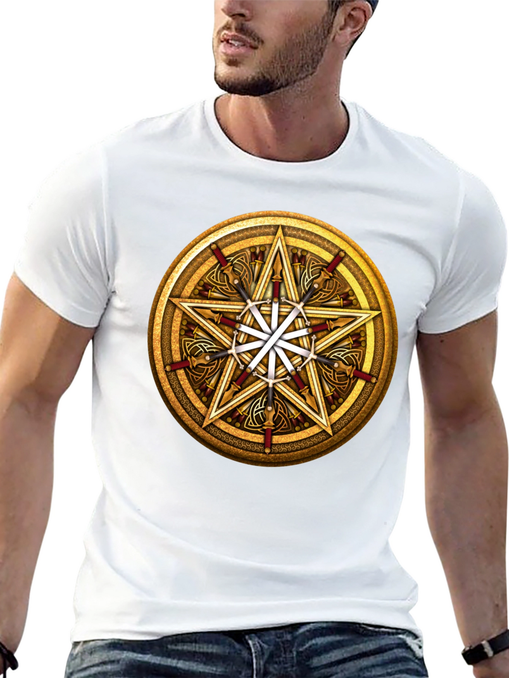 Pentacle Sword Graphic Tee