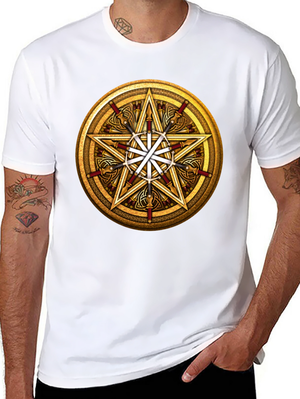 Pentacle Sword Graphic Tee