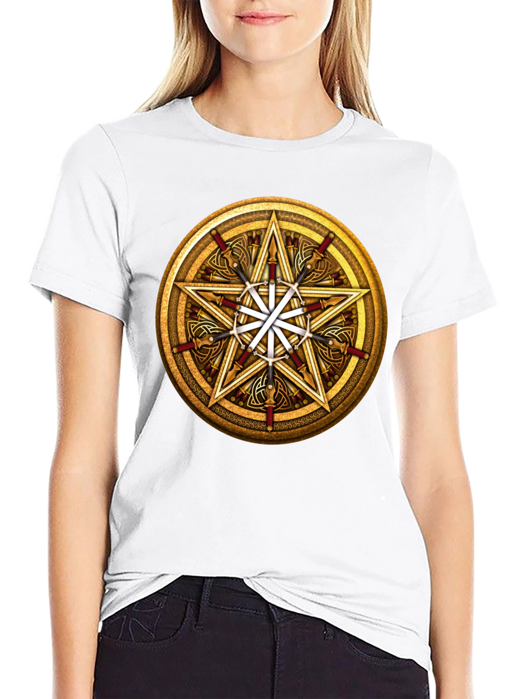 Pentacle Sword Graphic Tee