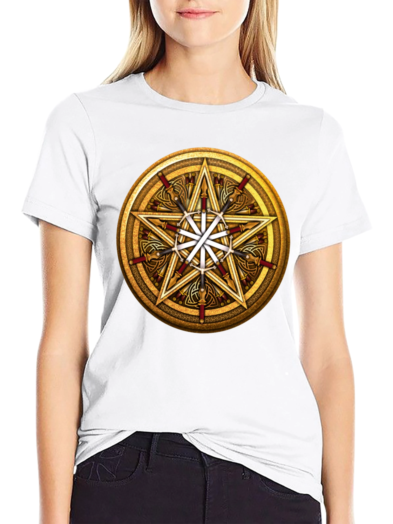 Pentacle Sword Graphic Tee