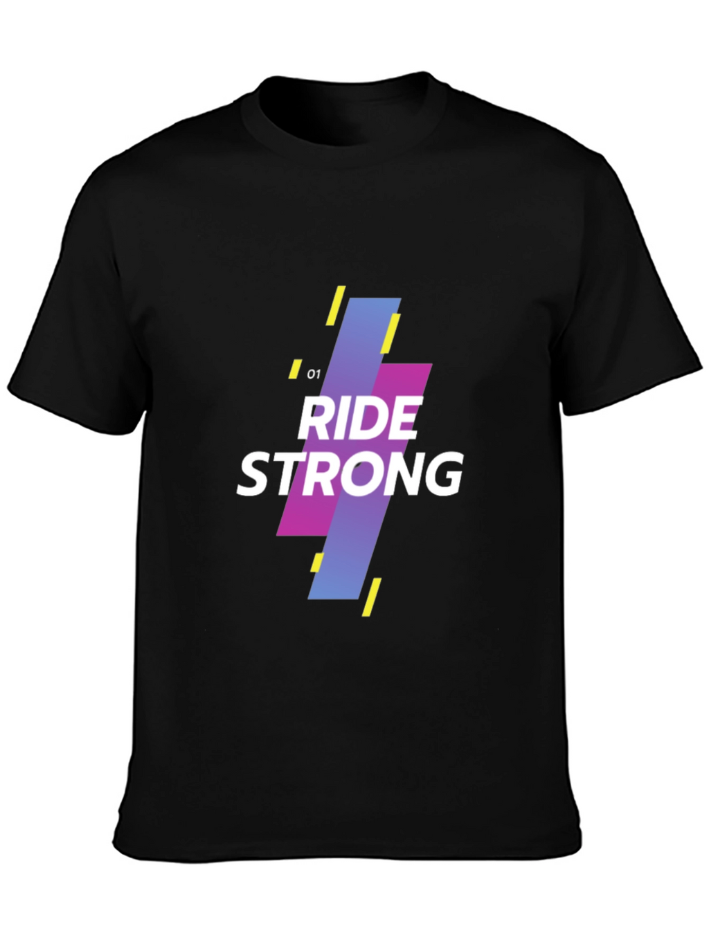 Ride Strong Graphic Tee - Black Short Sleeve
