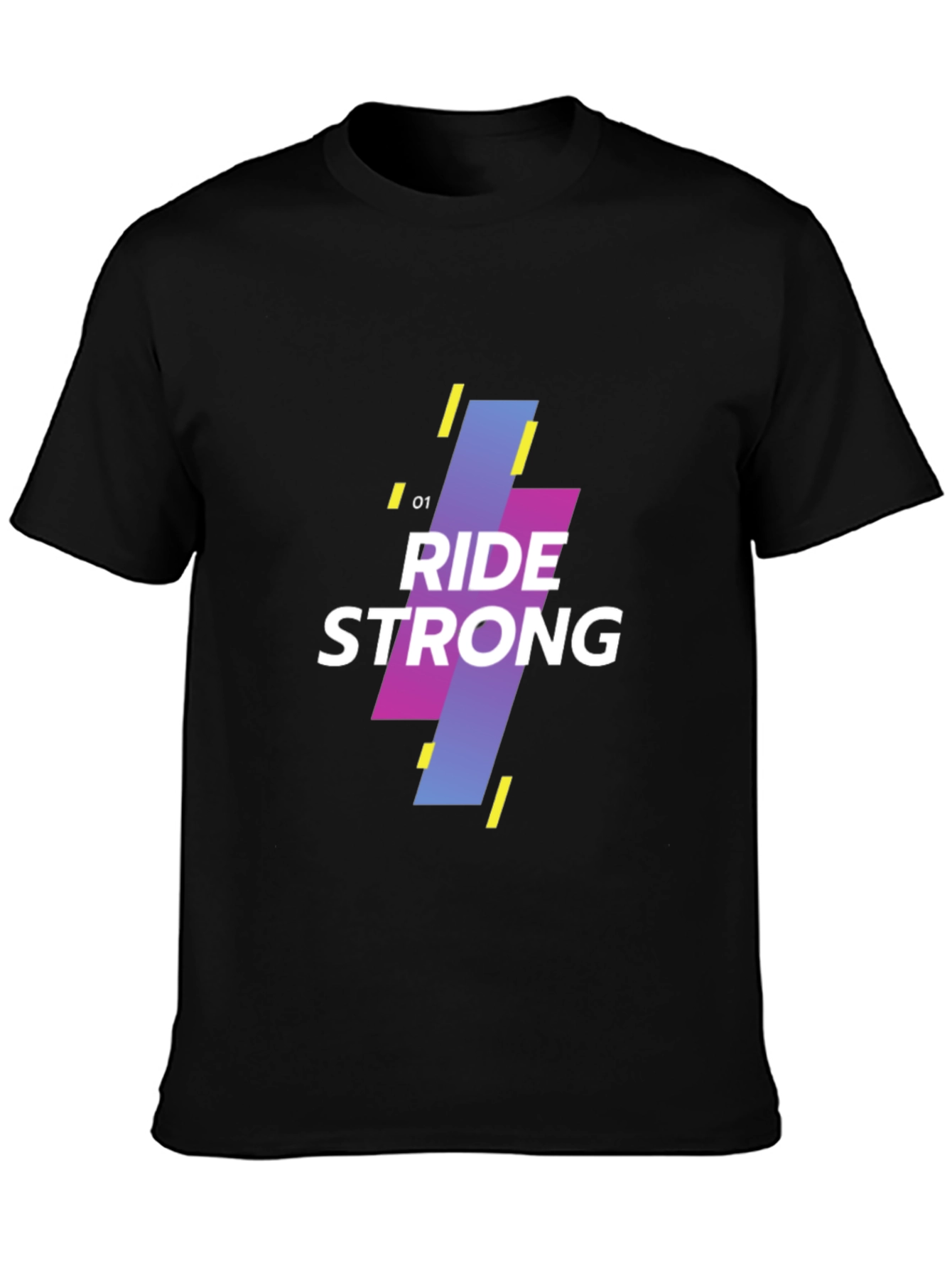 Ride Strong Graphic Tee - Black Short Sleeve