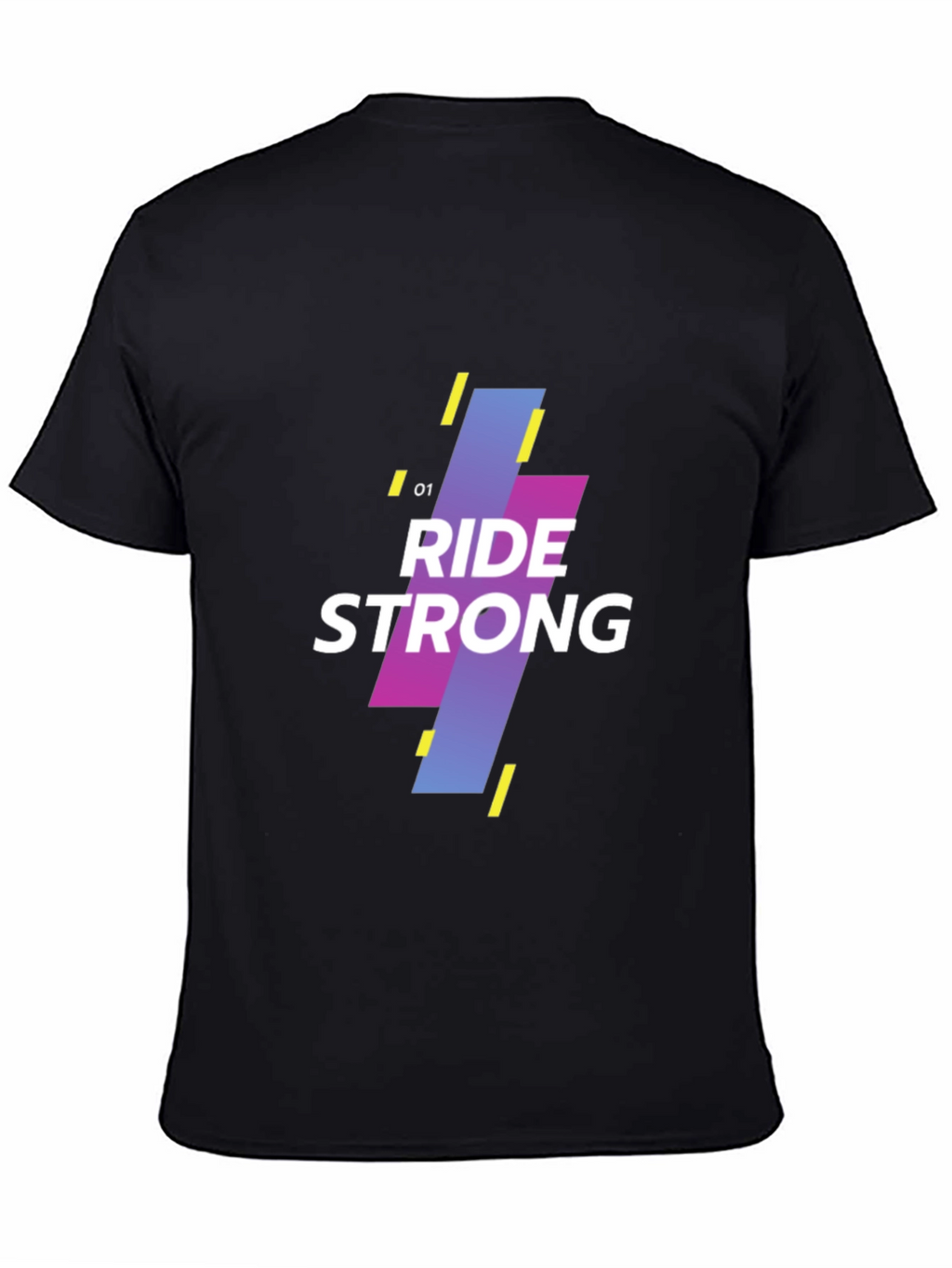 Ride Strong Graphic Tee - Black Short Sleeve