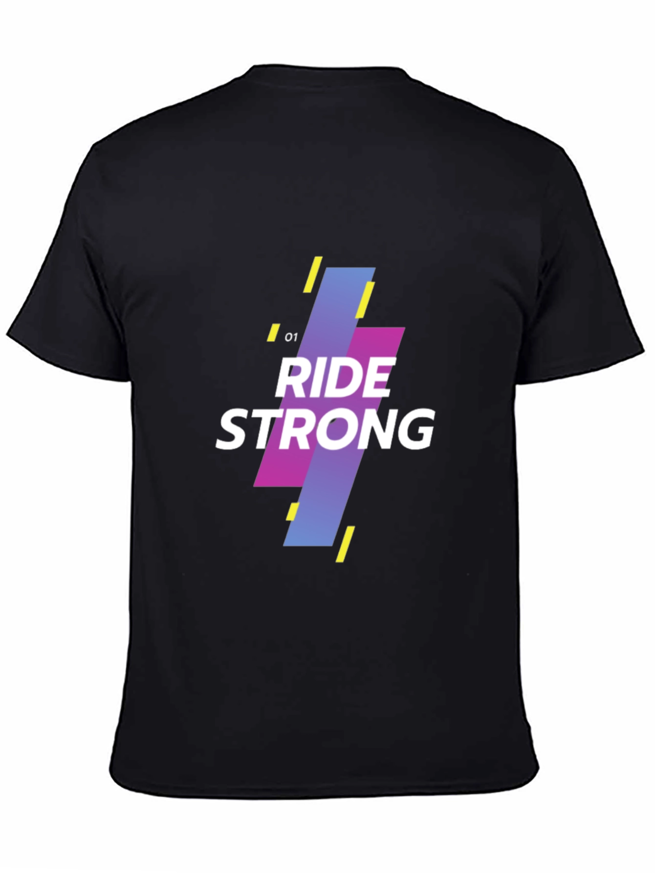 Ride Strong Graphic Tee - Black Short Sleeve
