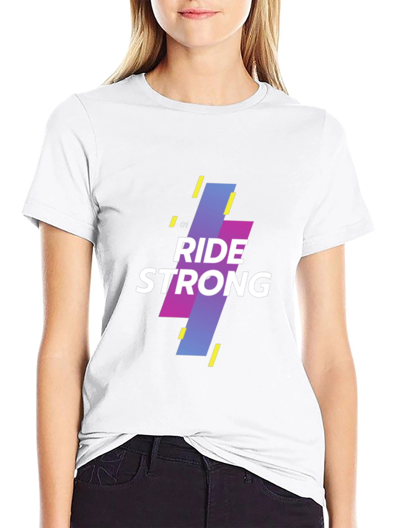 Ride Strong Graphic Tee - Black Short Sleeve