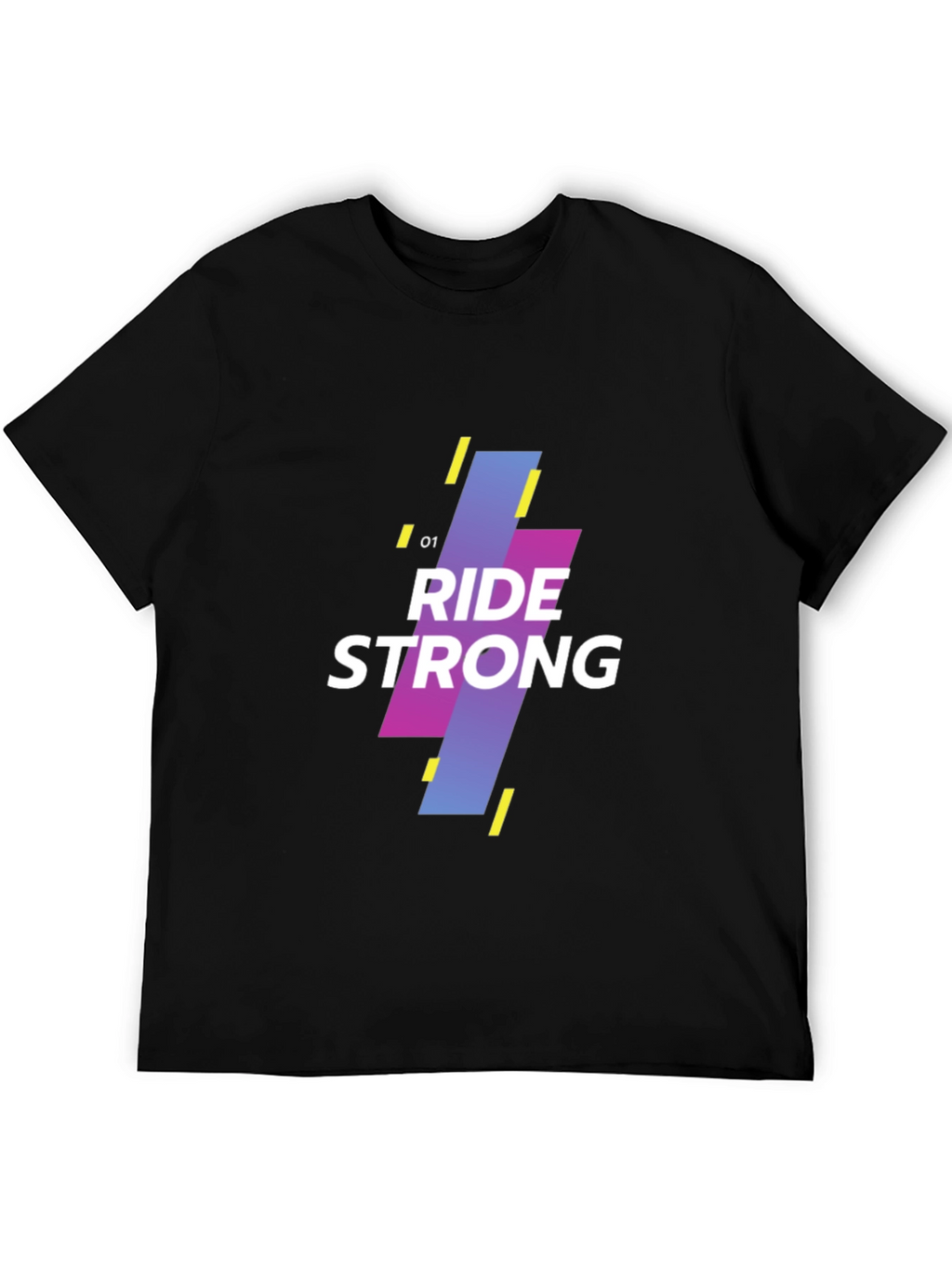 Ride Strong Graphic Tee - Black Short Sleeve