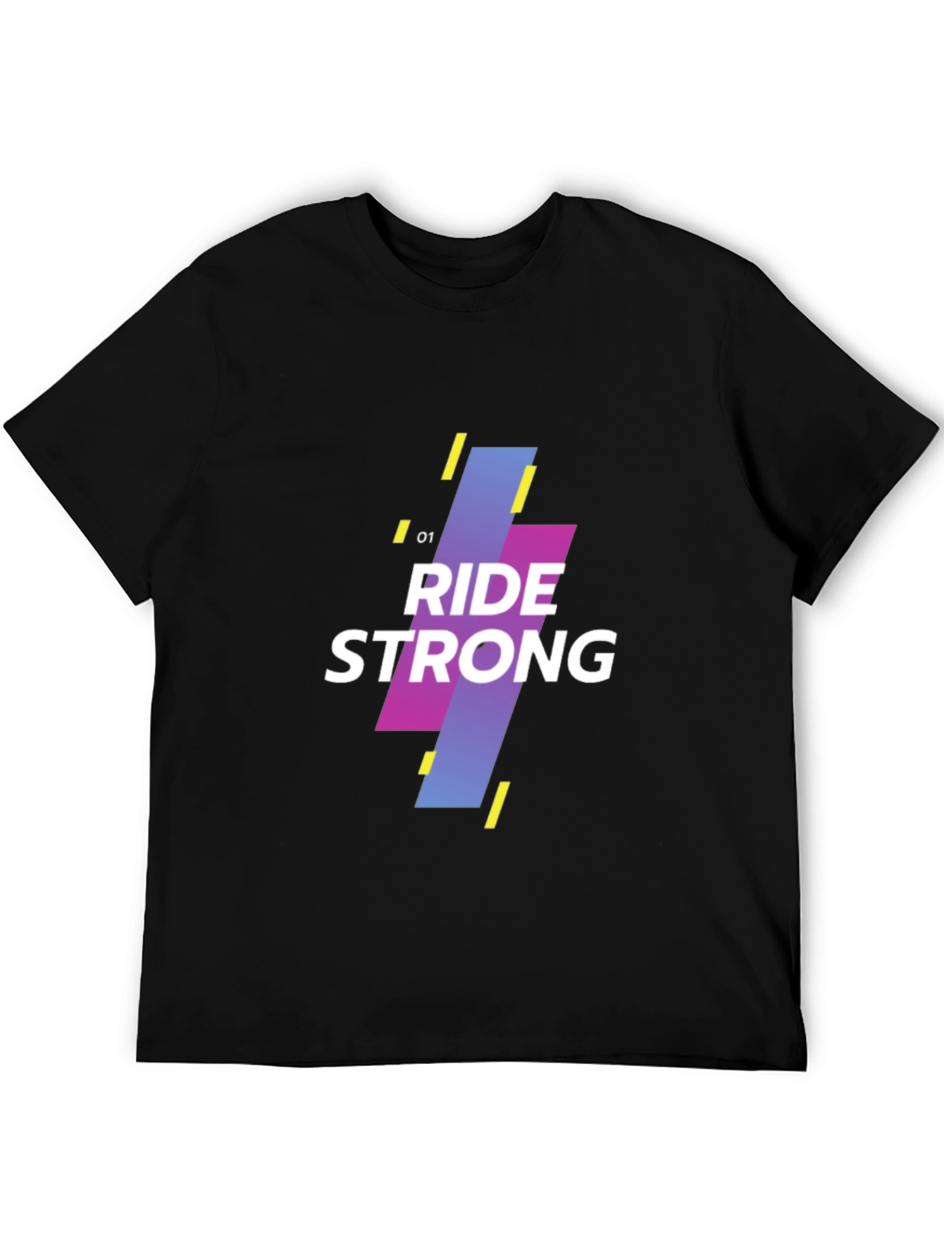 Ride Strong Graphic Tee - Black Short Sleeve