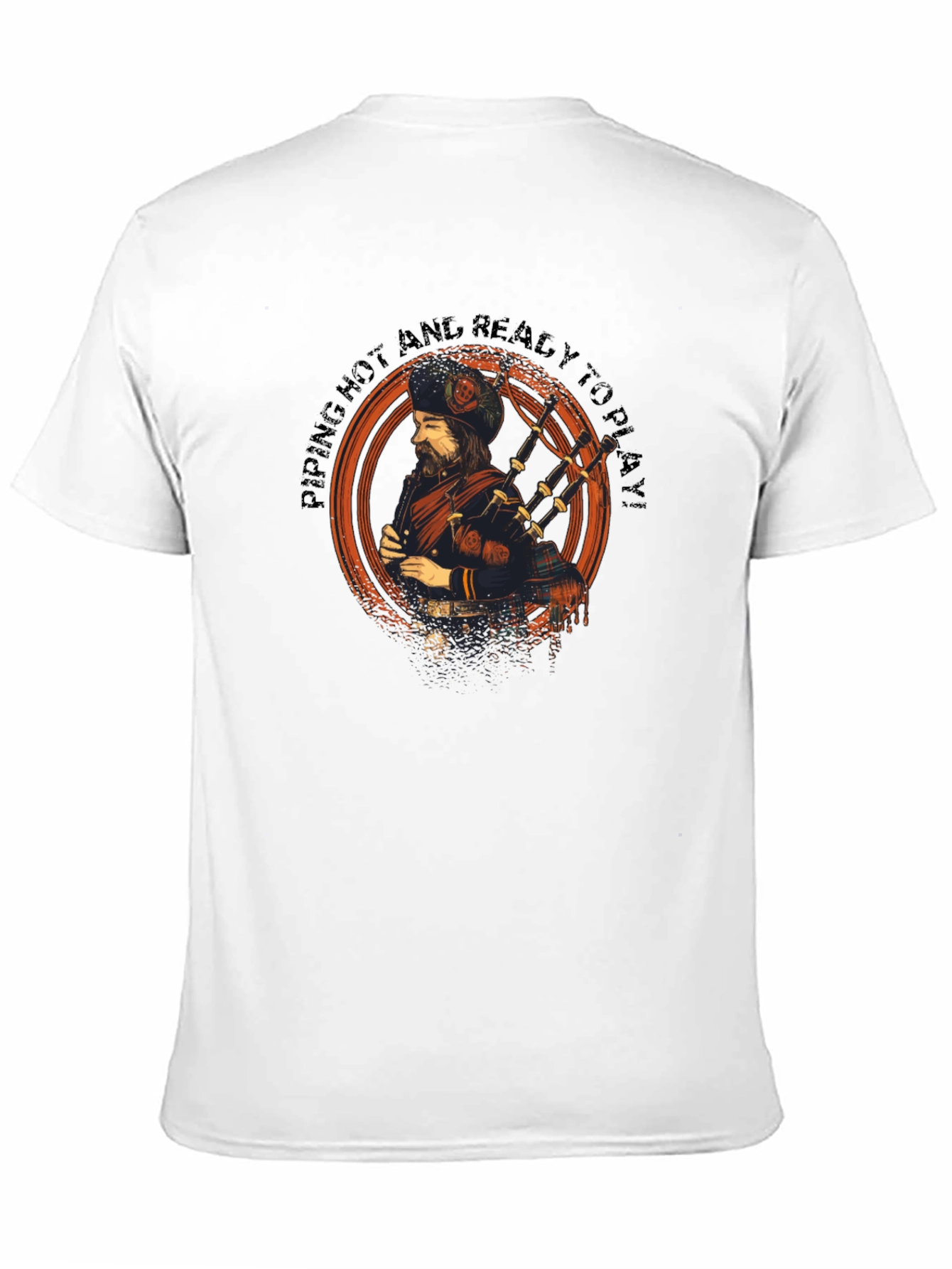 Piping Hot Bagpiper T-Shirt - Play Ready!