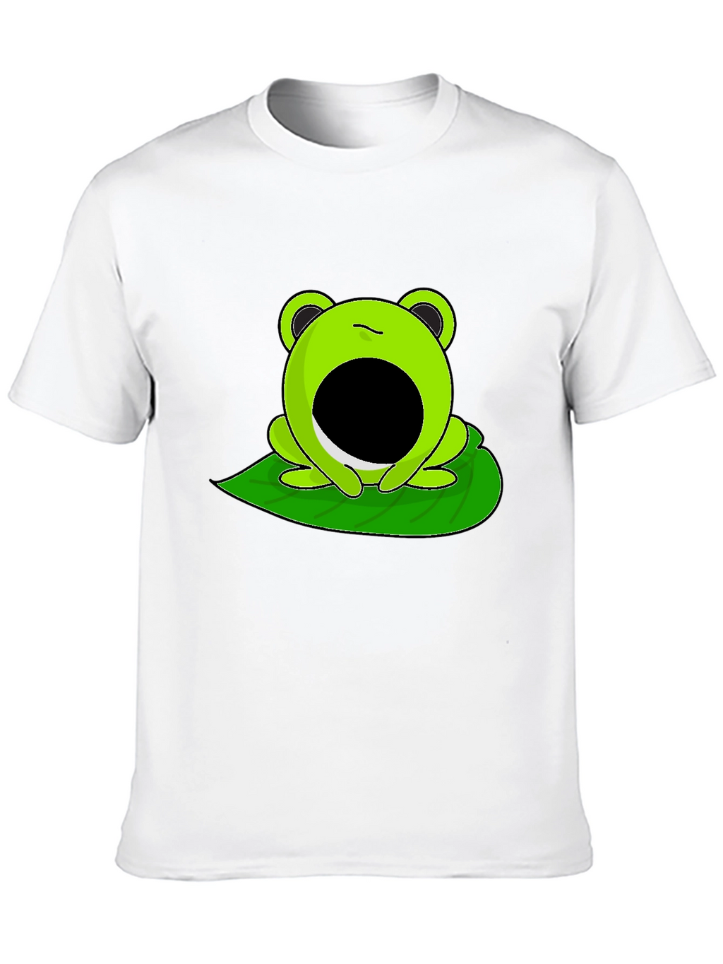 Froggy Face T-Shirt - Black