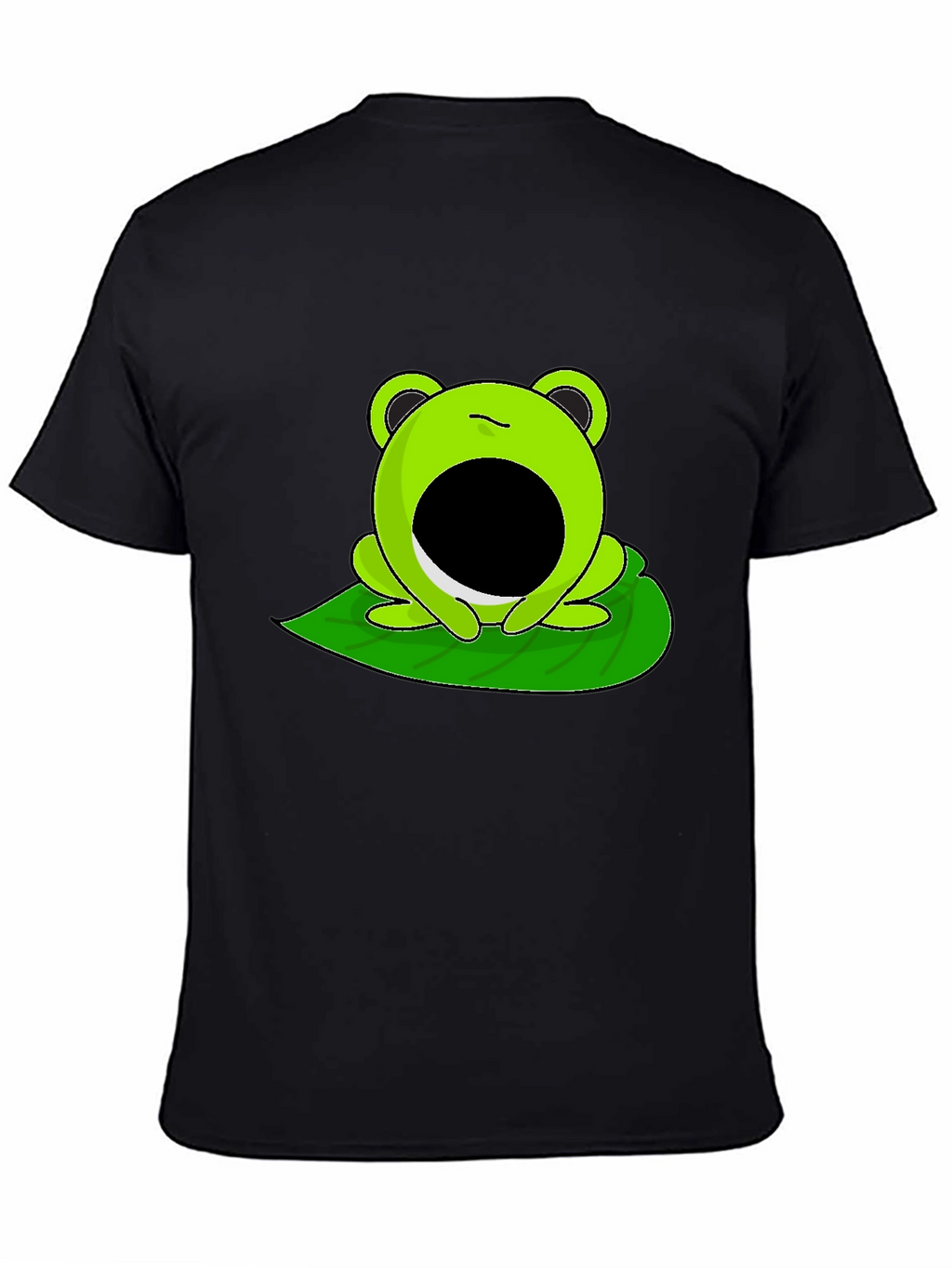 Froggy Face T-Shirt - Black