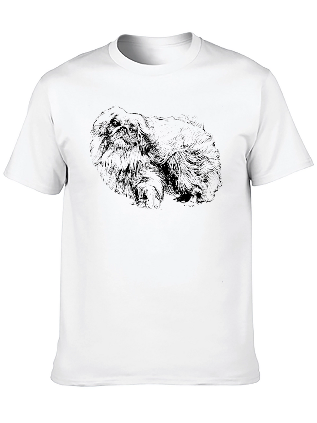 Pekingese Dog Graphic Tee - Casual Style