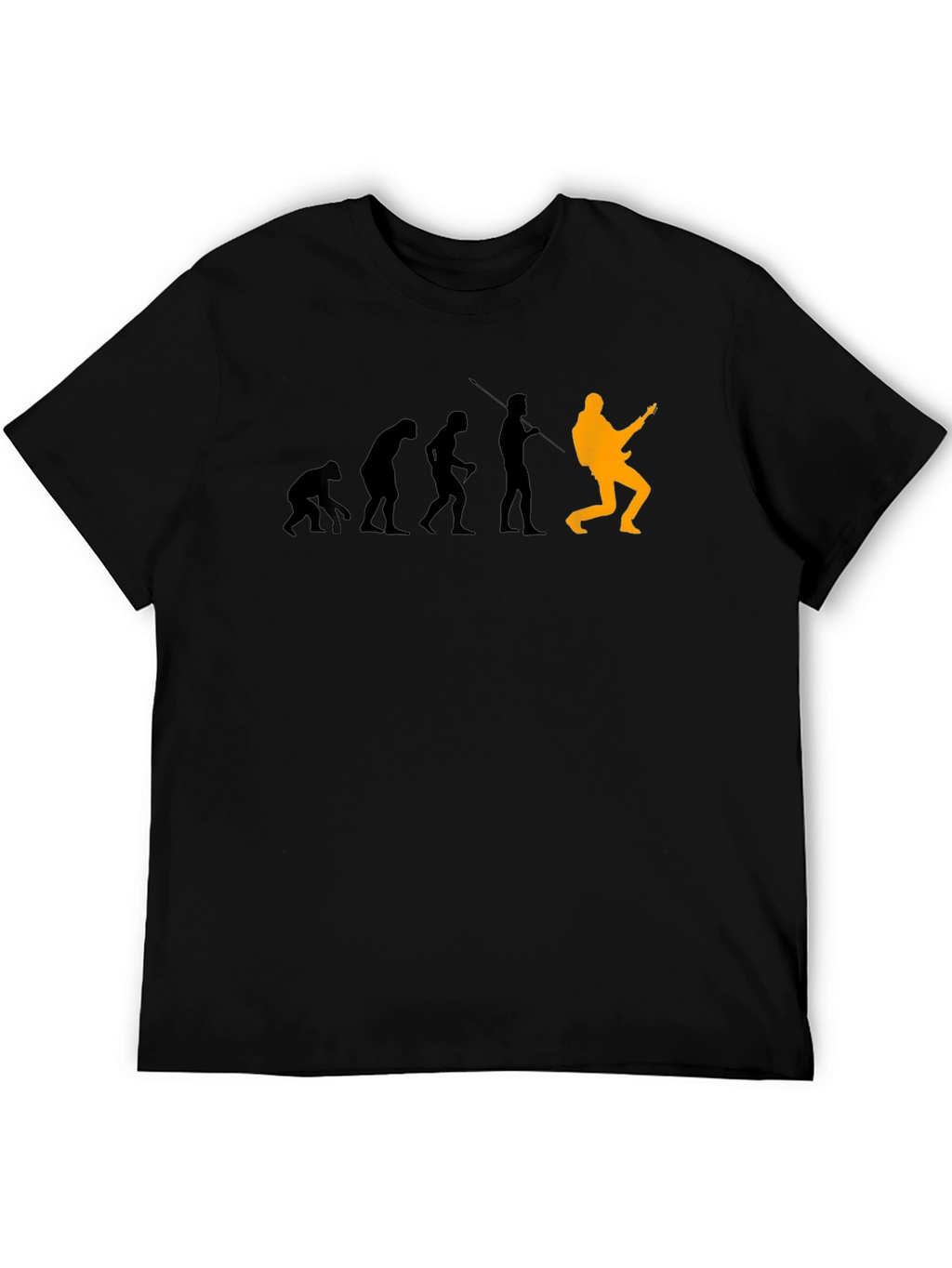 Evolution of Rock T-Shirt - Black Cotton Tee