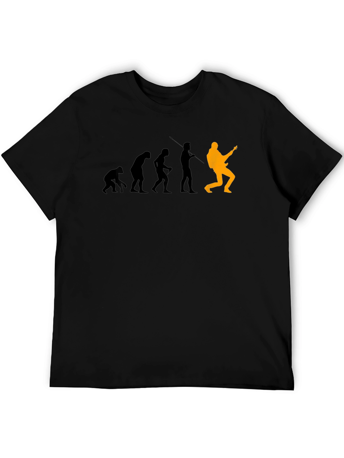 Evolution of Rock T-Shirt - Black Cotton Tee