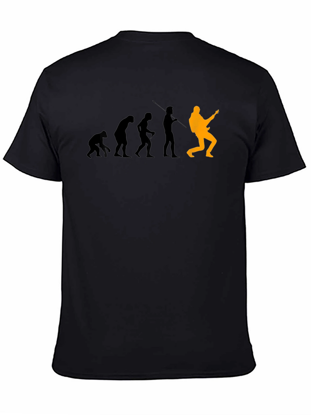 Evolution of Rock T-Shirt - Black Cotton Tee