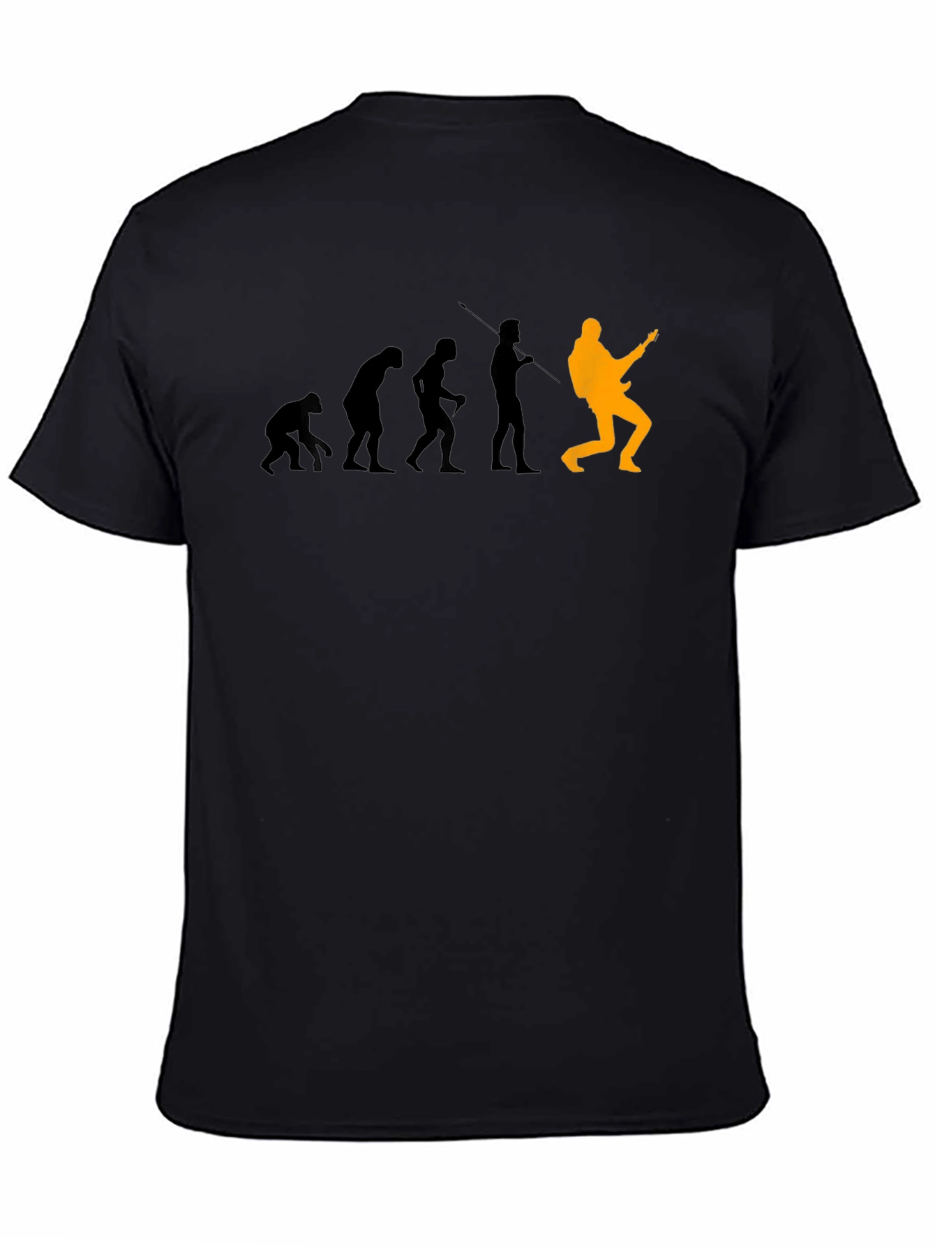 Evolution of Rock T-Shirt - Black Cotton Tee