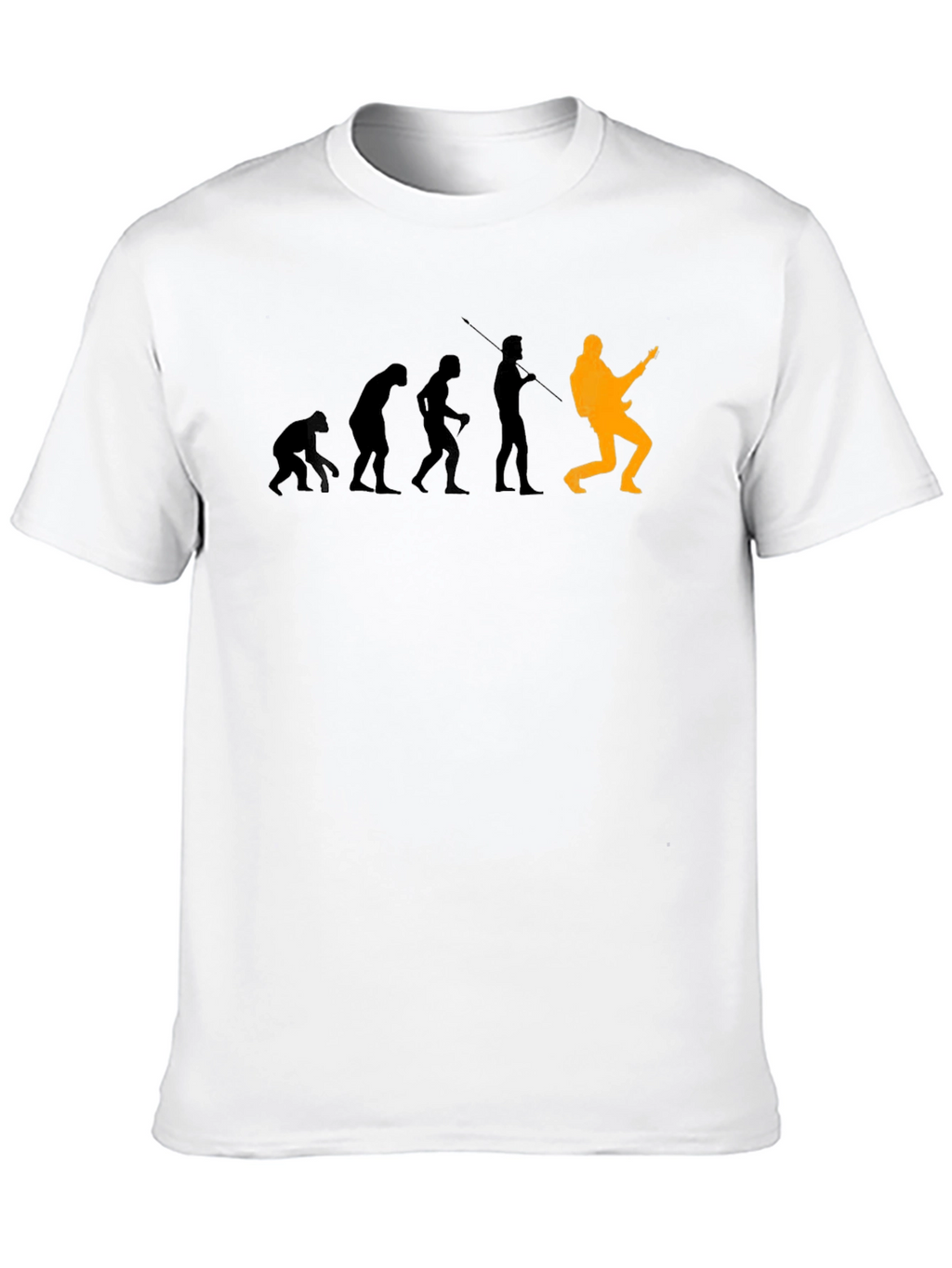 Evolution of Rock T-Shirt - Black Cotton Tee