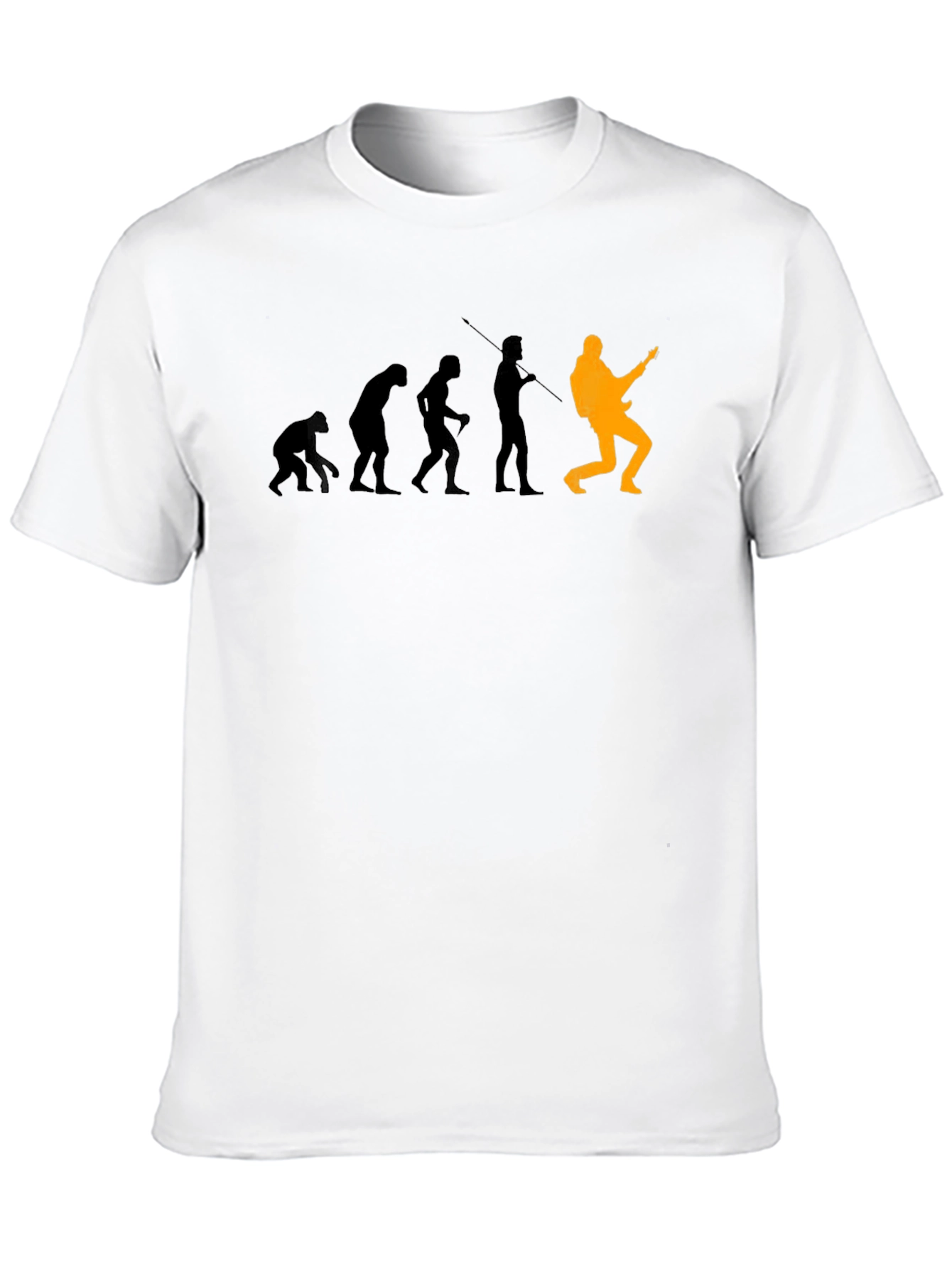 Evolution of Rock T-Shirt - Black Cotton Tee