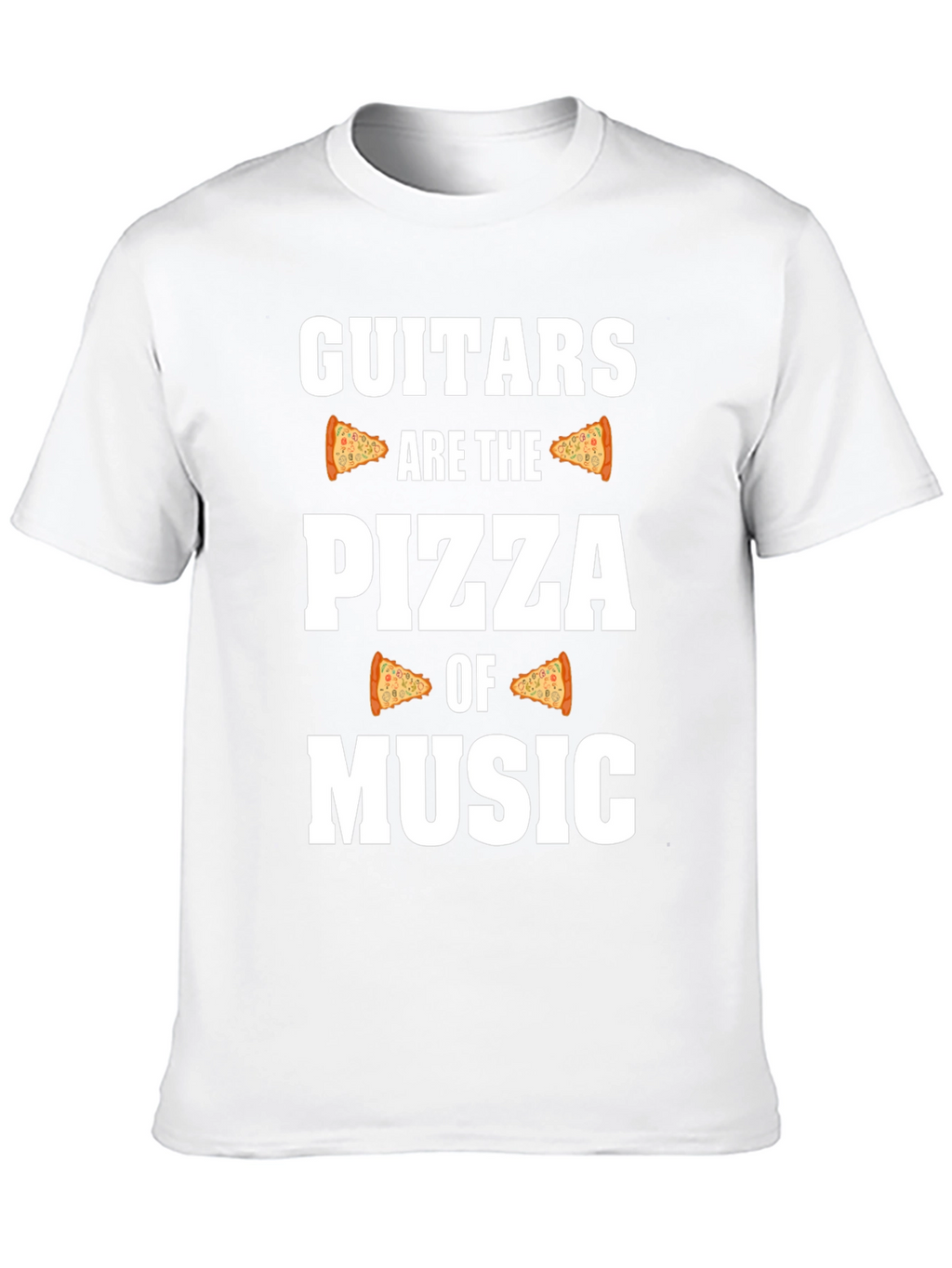 Guitars are the Pizza of Music Graphic T-Shirt