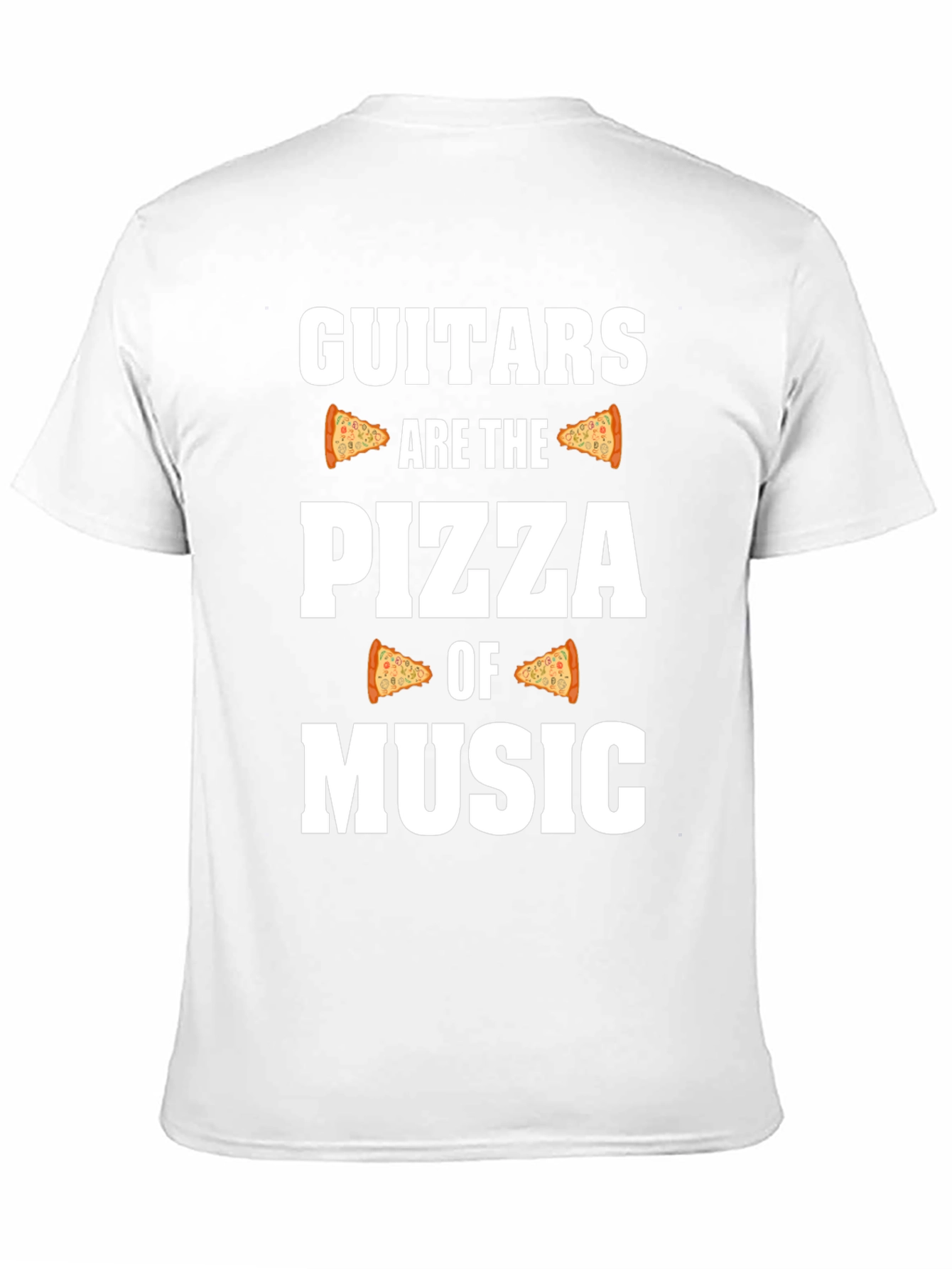 Guitars are the Pizza of Music Graphic T-Shirt