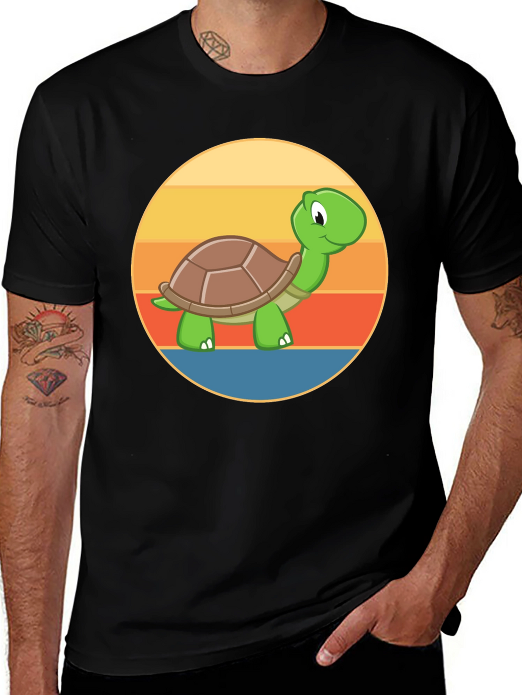 Turtle T-Shirt - Cute Cartoon Animal Tee