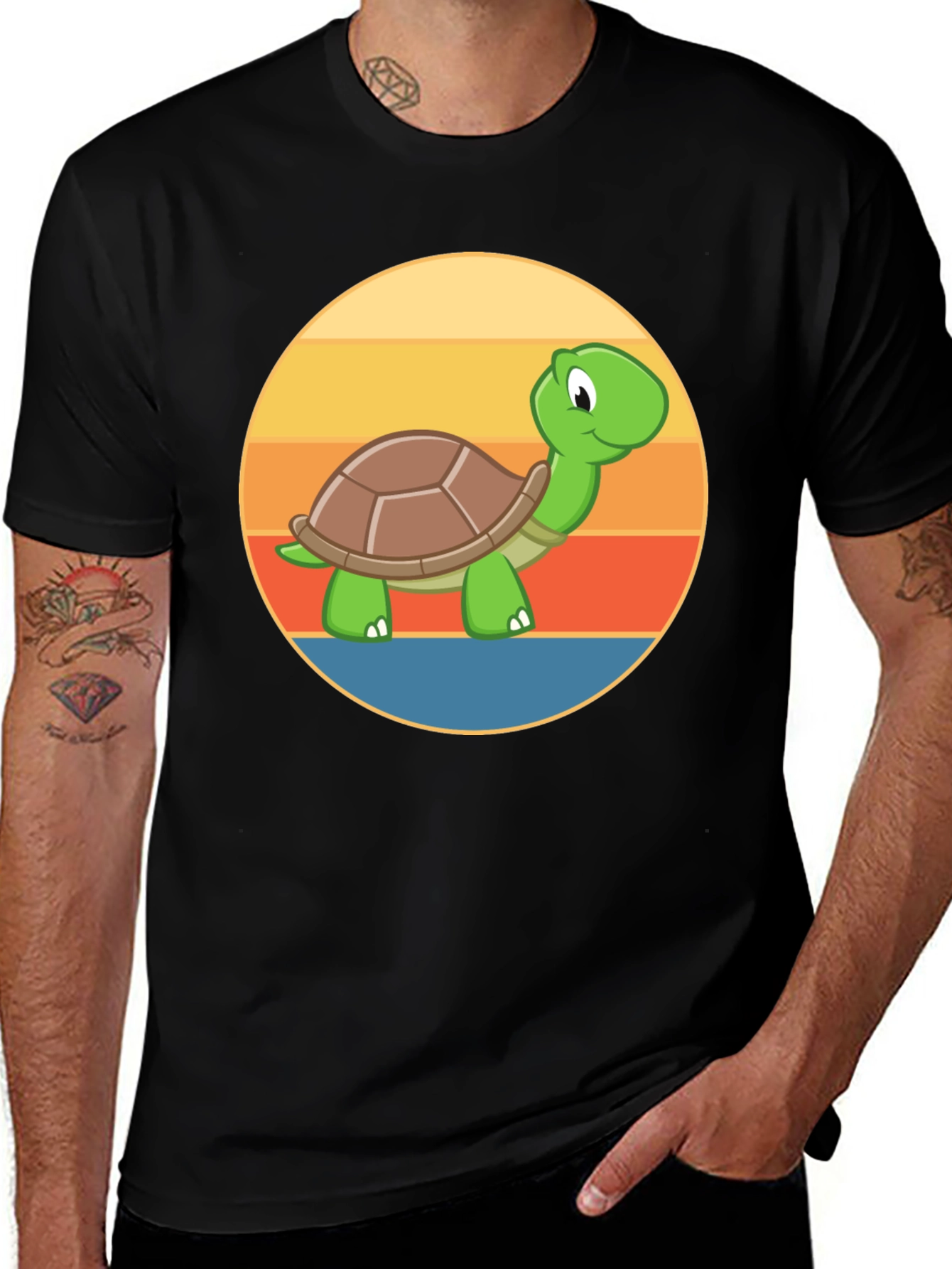 Turtle T-Shirt - Cute Cartoon Animal Tee