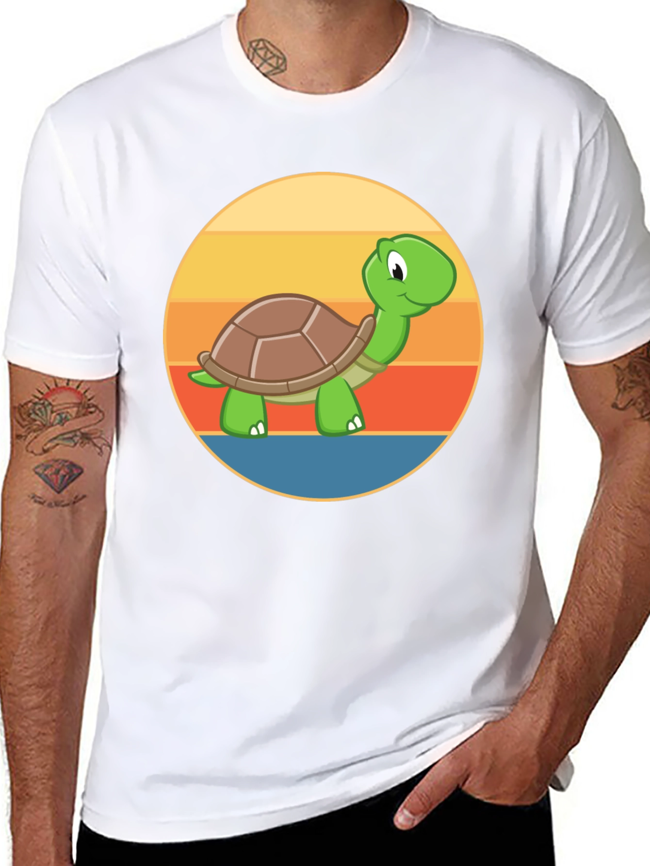 Turtle T-Shirt - Cute Cartoon Animal Tee