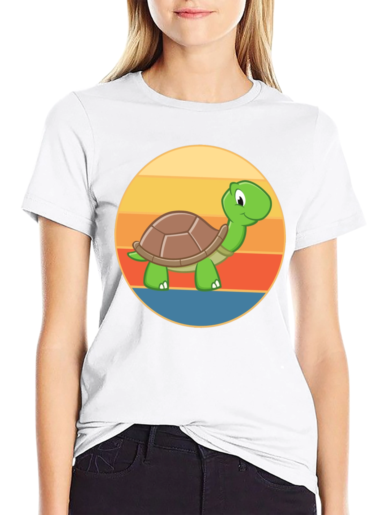 Turtle T-Shirt - Cute Cartoon Animal Tee