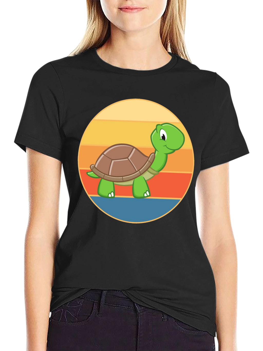 Turtle T-Shirt - Cute Cartoon Animal Tee