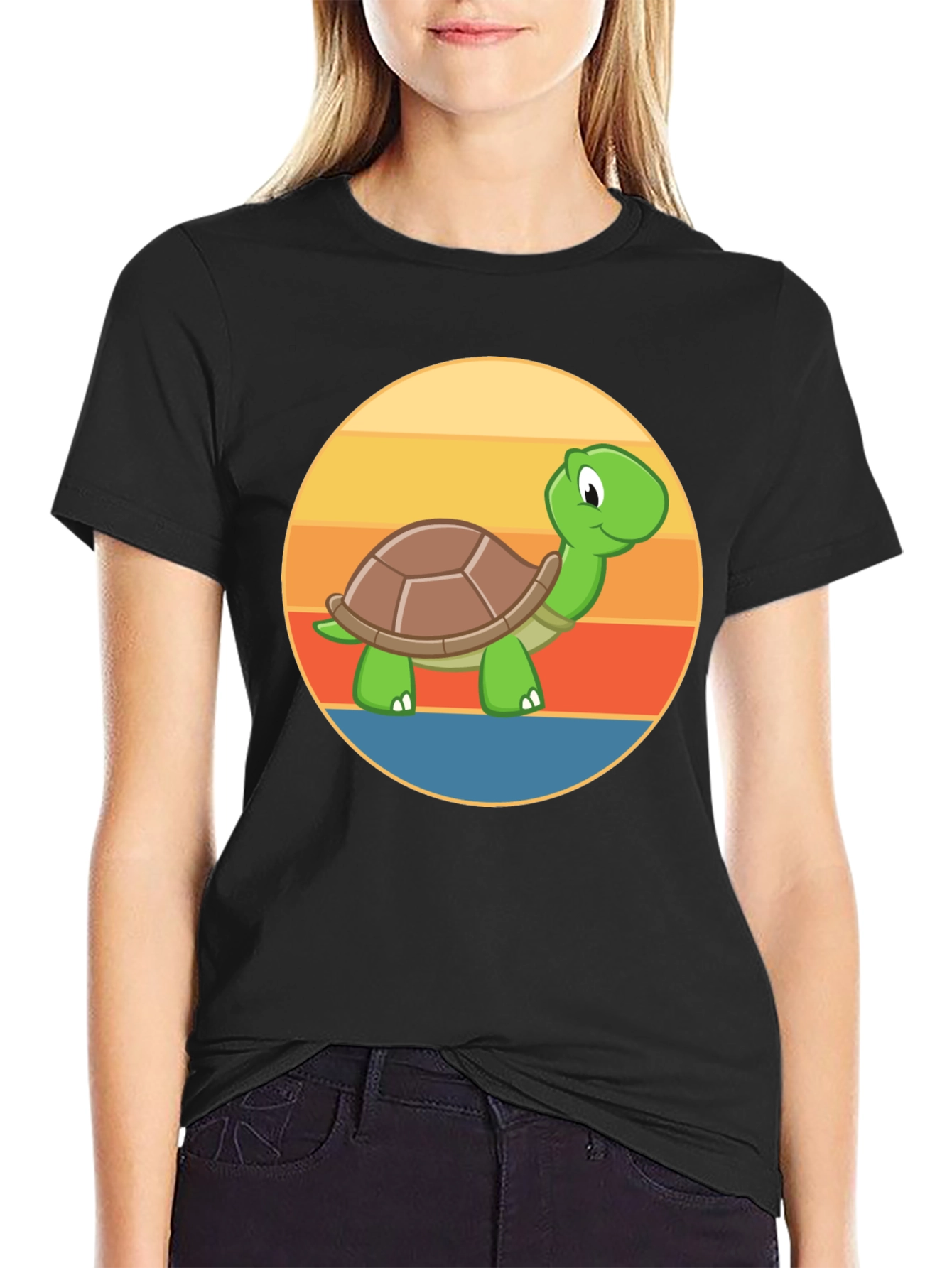 Turtle T-Shirt - Cute Cartoon Animal Tee
