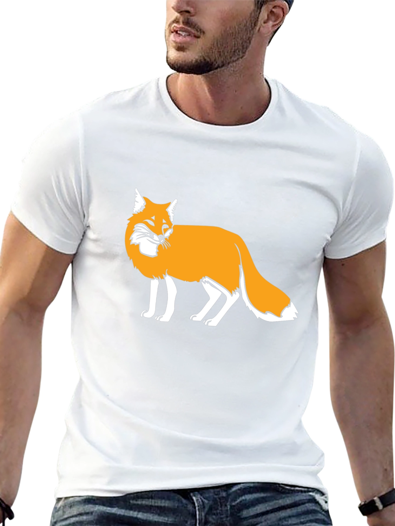 Fox Graphic T-Shirt - Classic Black Tee