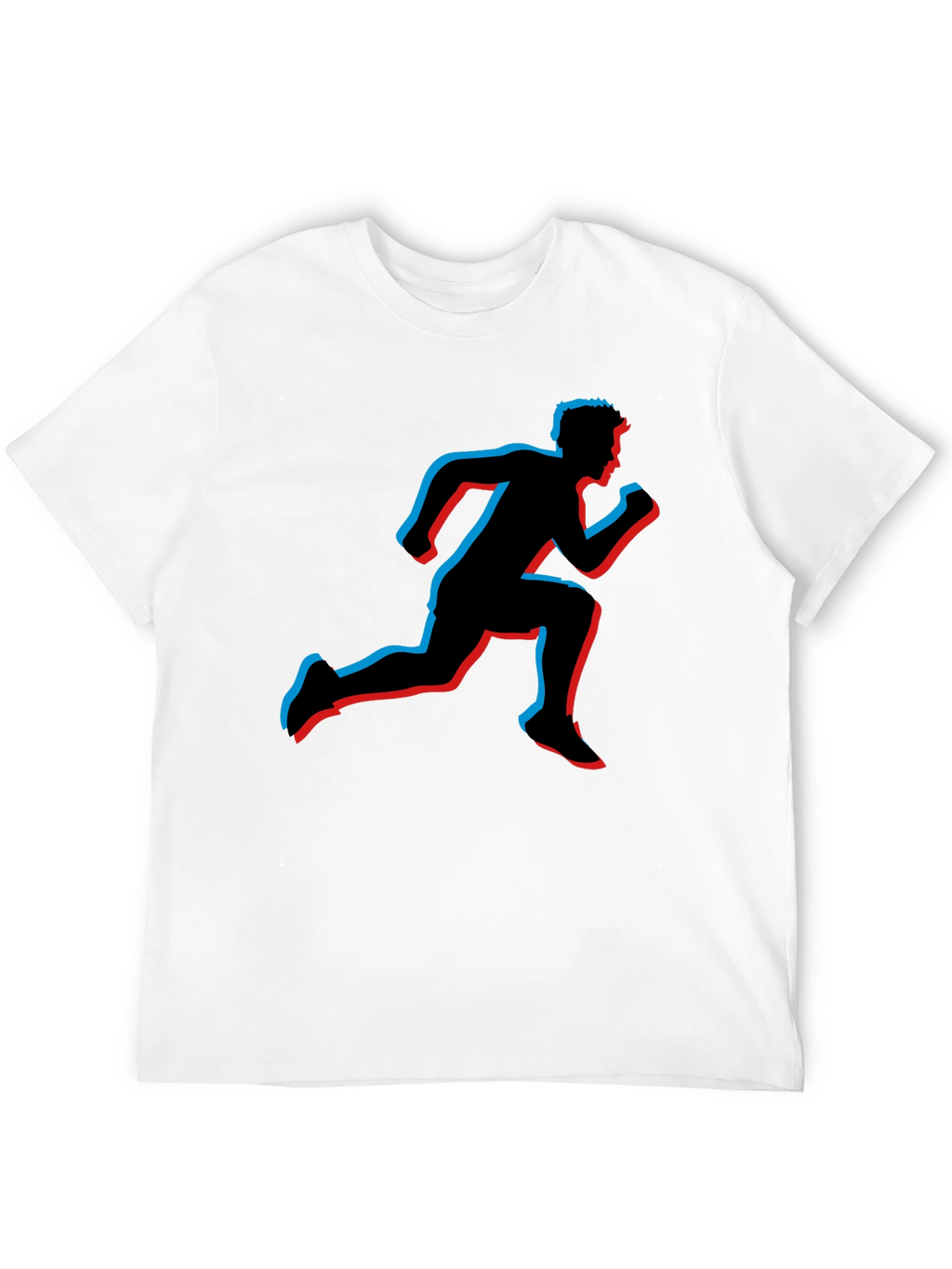 Runner Silhouette Graphic Tee - Black