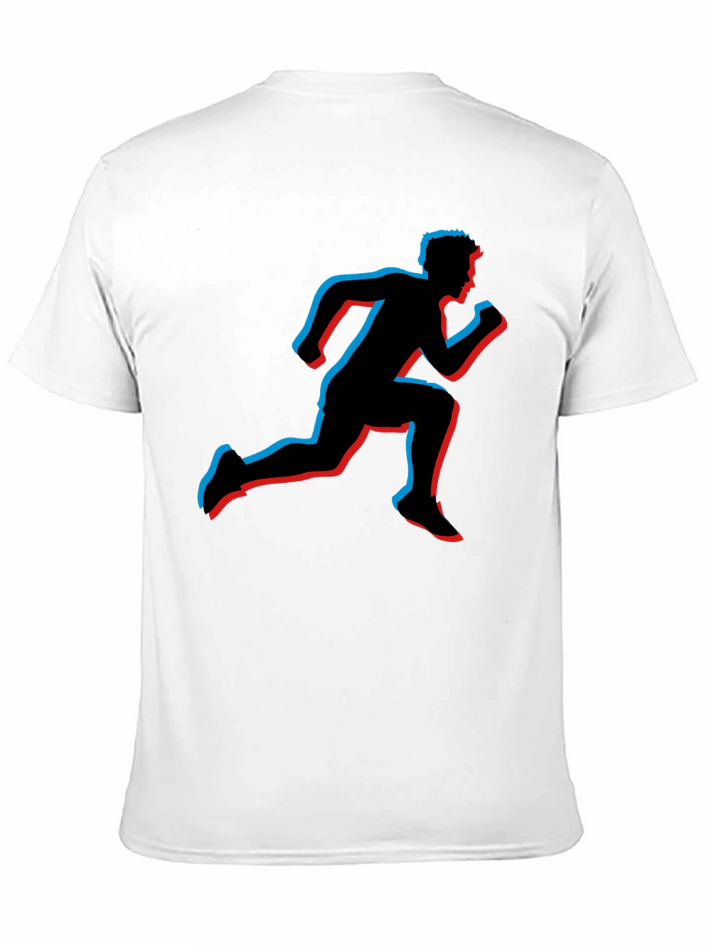 Runner Silhouette Graphic Tee - Black
