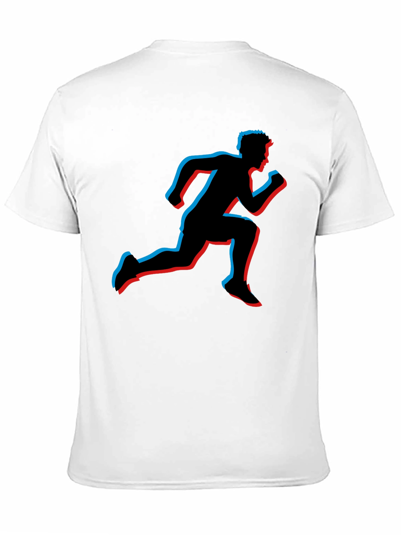 Runner Silhouette Graphic Tee - Black