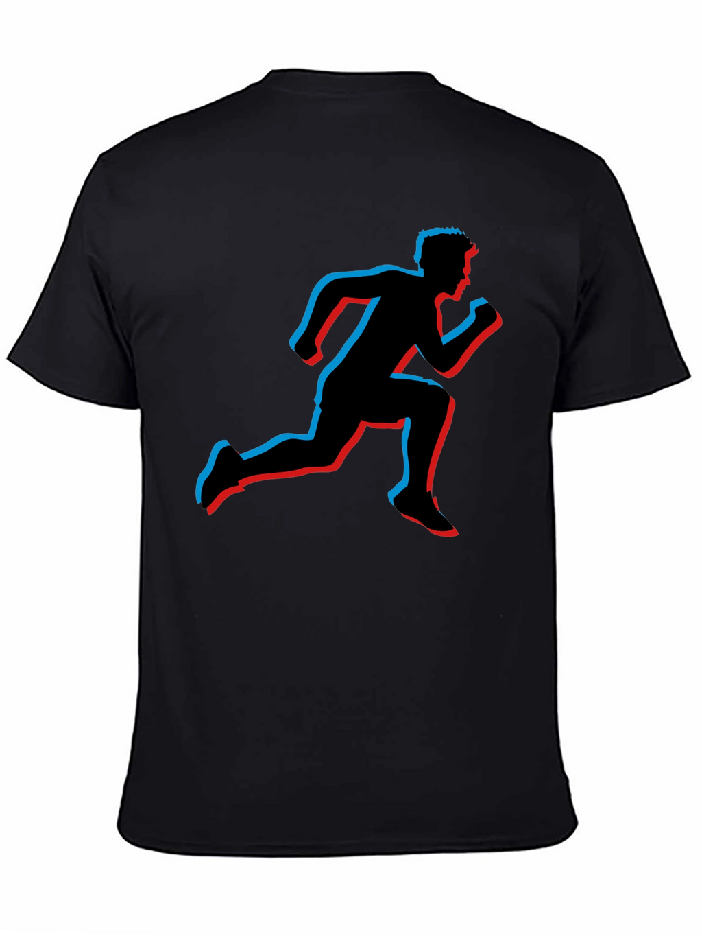 Runner Silhouette Graphic Tee - Black