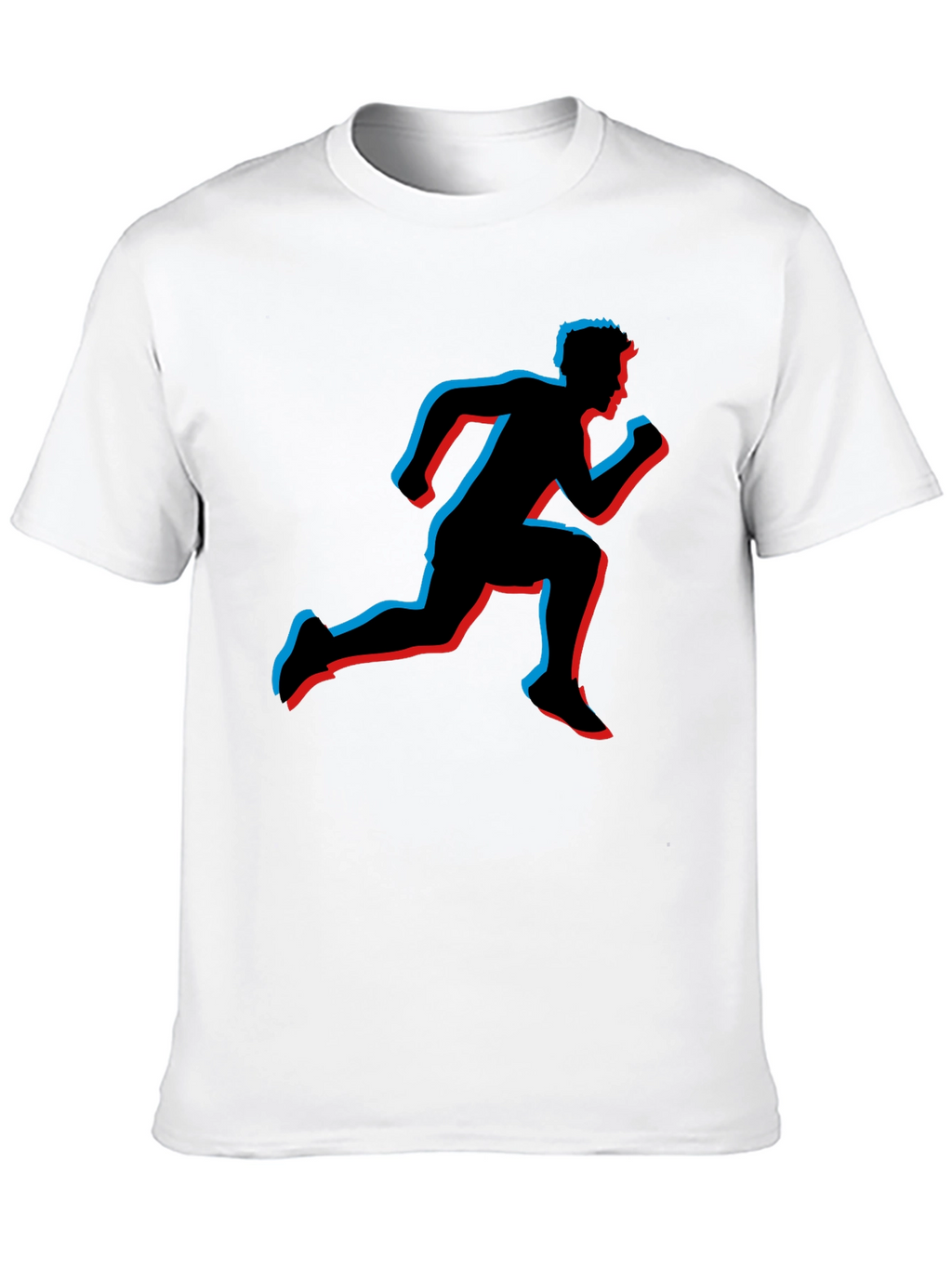 Runner Silhouette Graphic Tee - Black