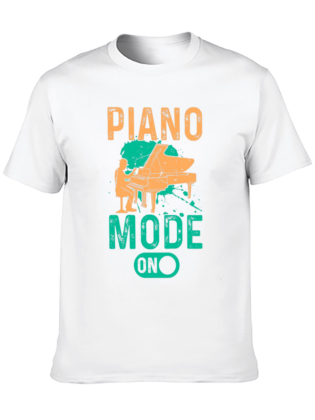Piano Mode On Graphic T-Shirt