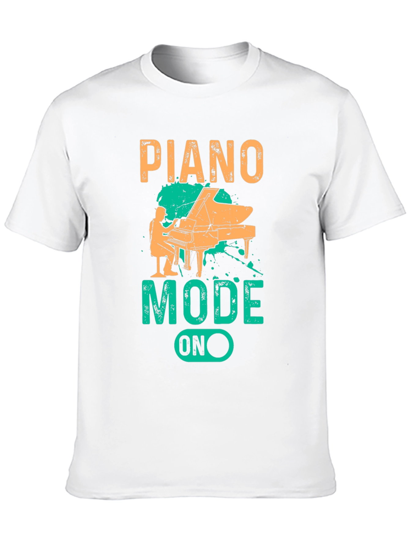 Piano Mode On Graphic T-Shirt