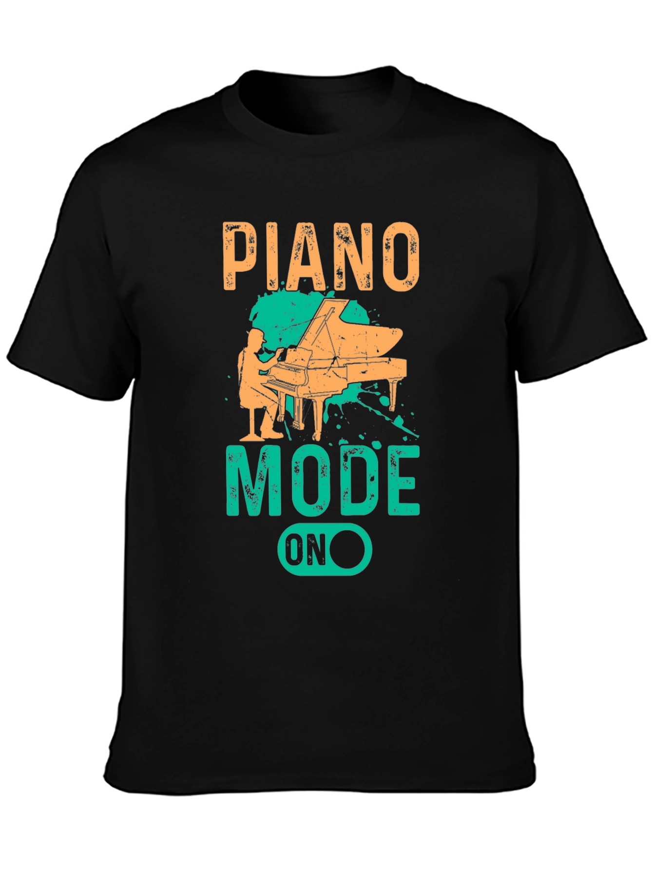 Piano Mode On Graphic T-Shirt